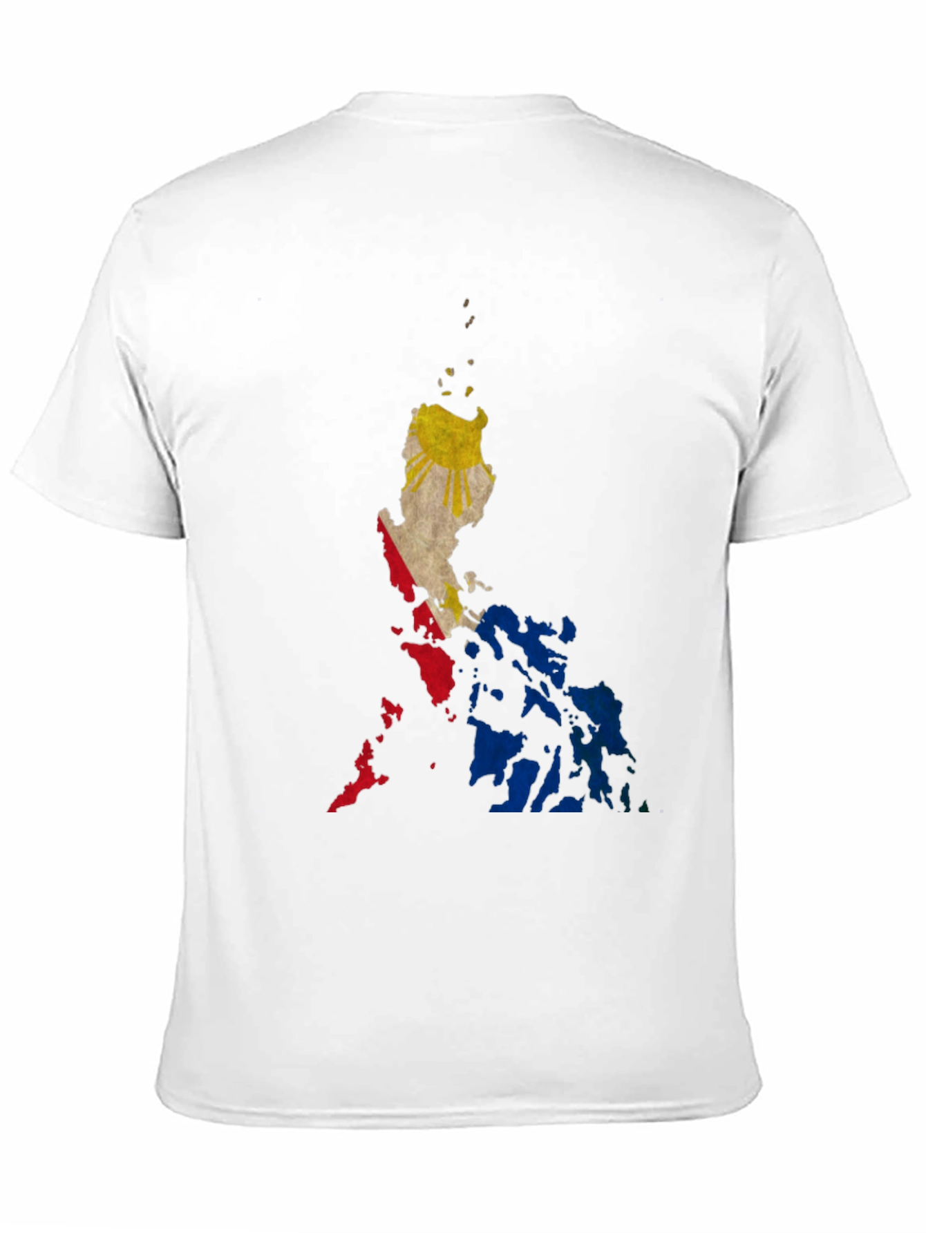 Philippine Flag Map Black T-Shirt - 11