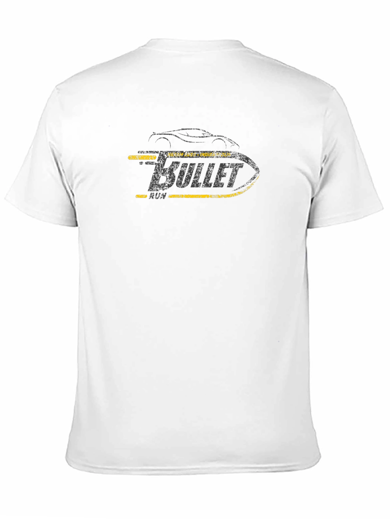 Black Bullet Run Black Graphic Tee view 11