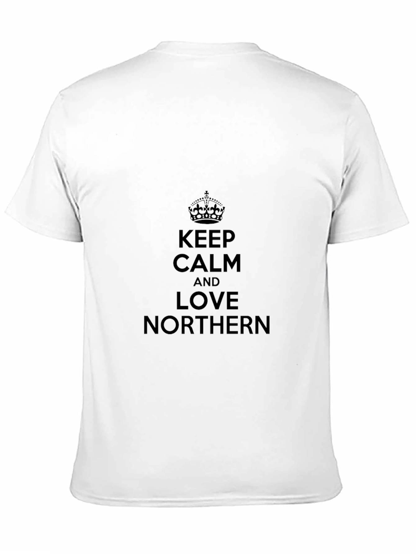 Black Keep Calm and Love Northern Black T-Shirt view 11