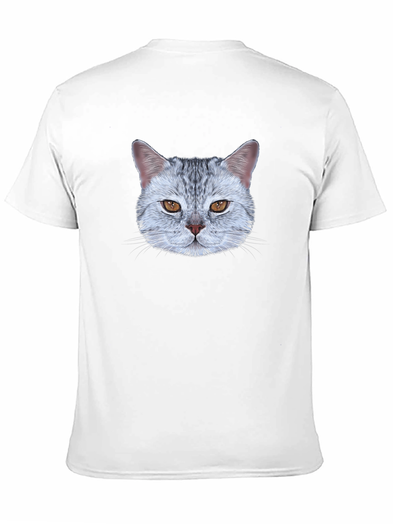 Black Cat Face Graphic Tee - Unique Design view 11