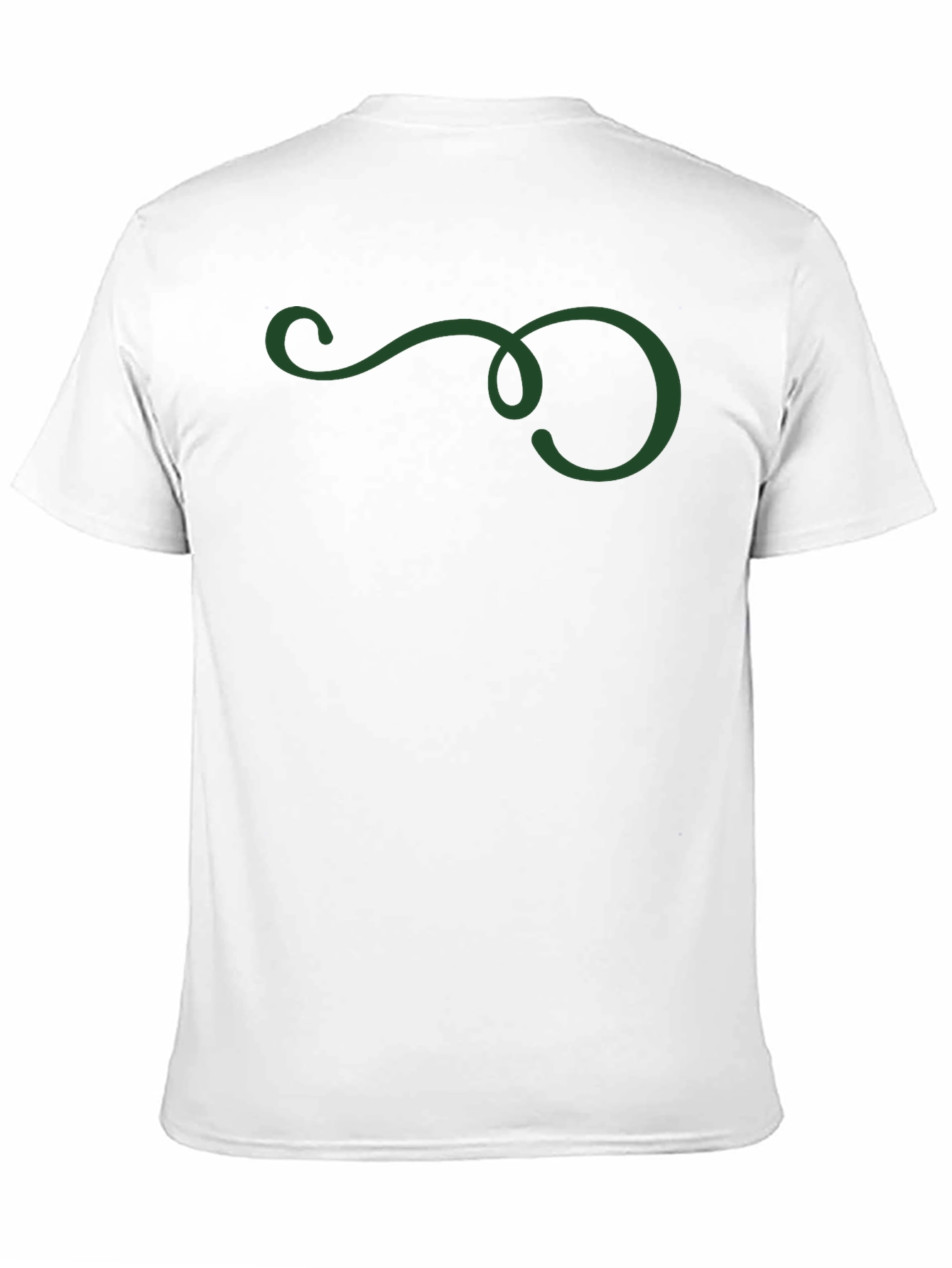 Black Elegant Swirl Tee - Stylish Casual Wear view 11