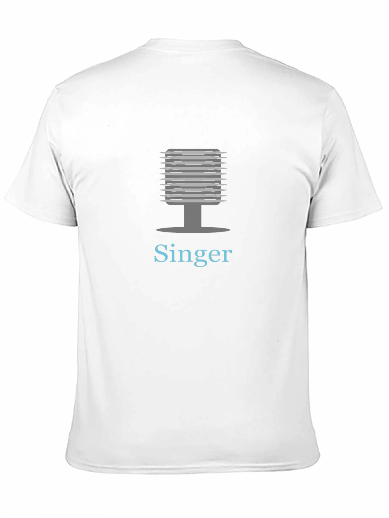 Black Singer Graphic Tee - Black Cotton Blend view 11