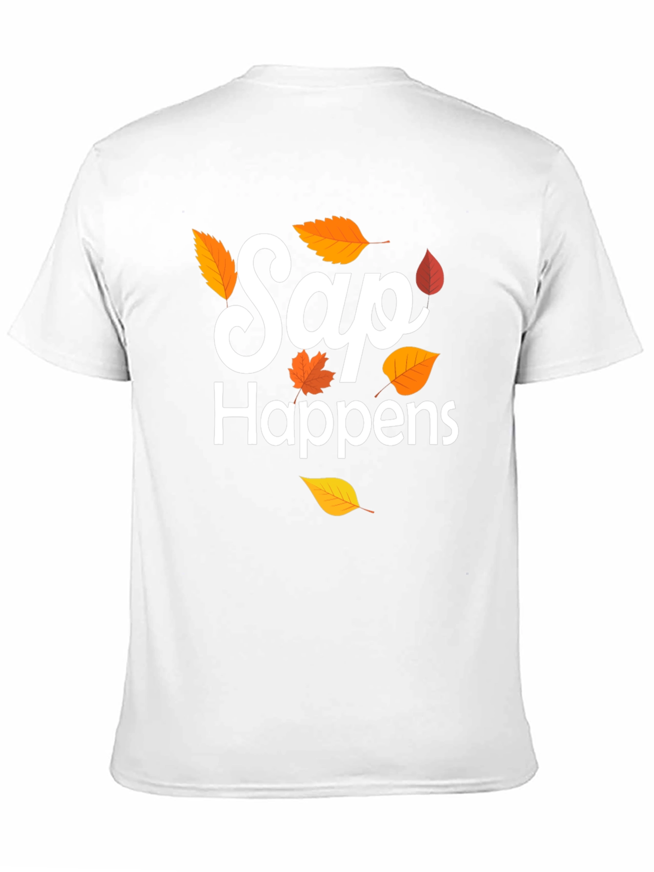 Black Sap Happens T-Shirt, Fall Design view 11