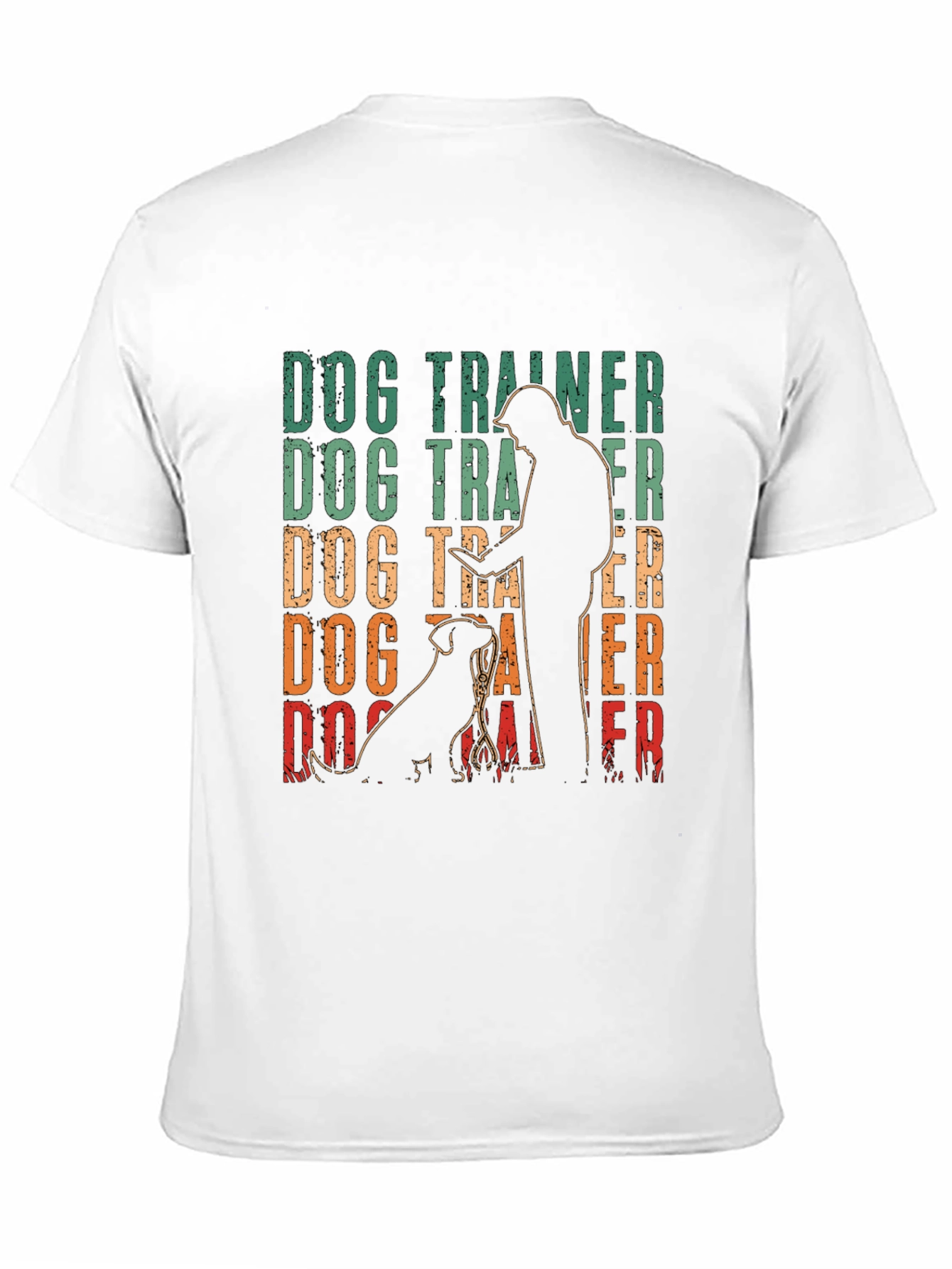 Dog Trainer T-Shirt Retro Design - 11