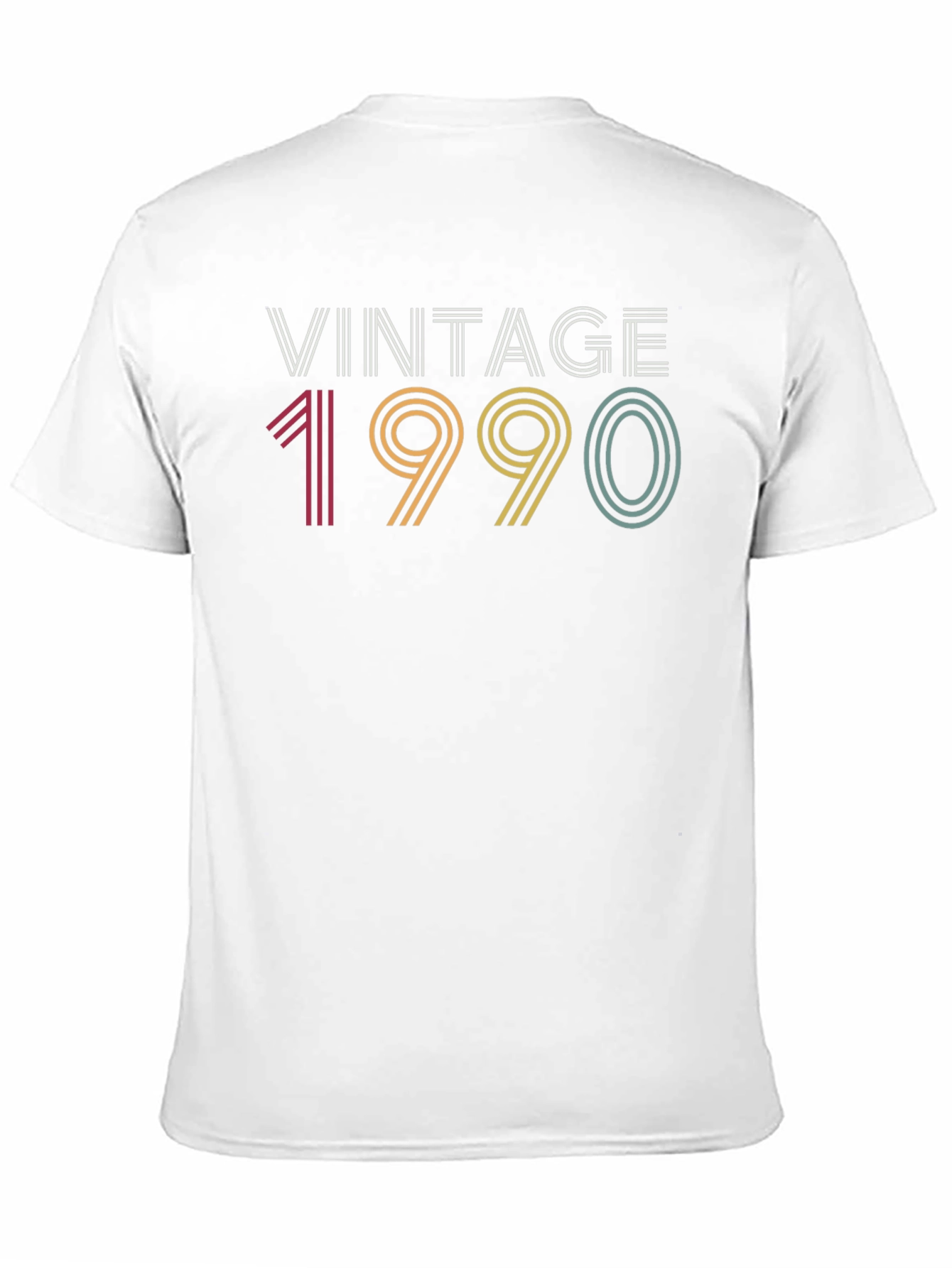 Black Vintage 1990 T-Shirt - Retro Birthday Tee view 11