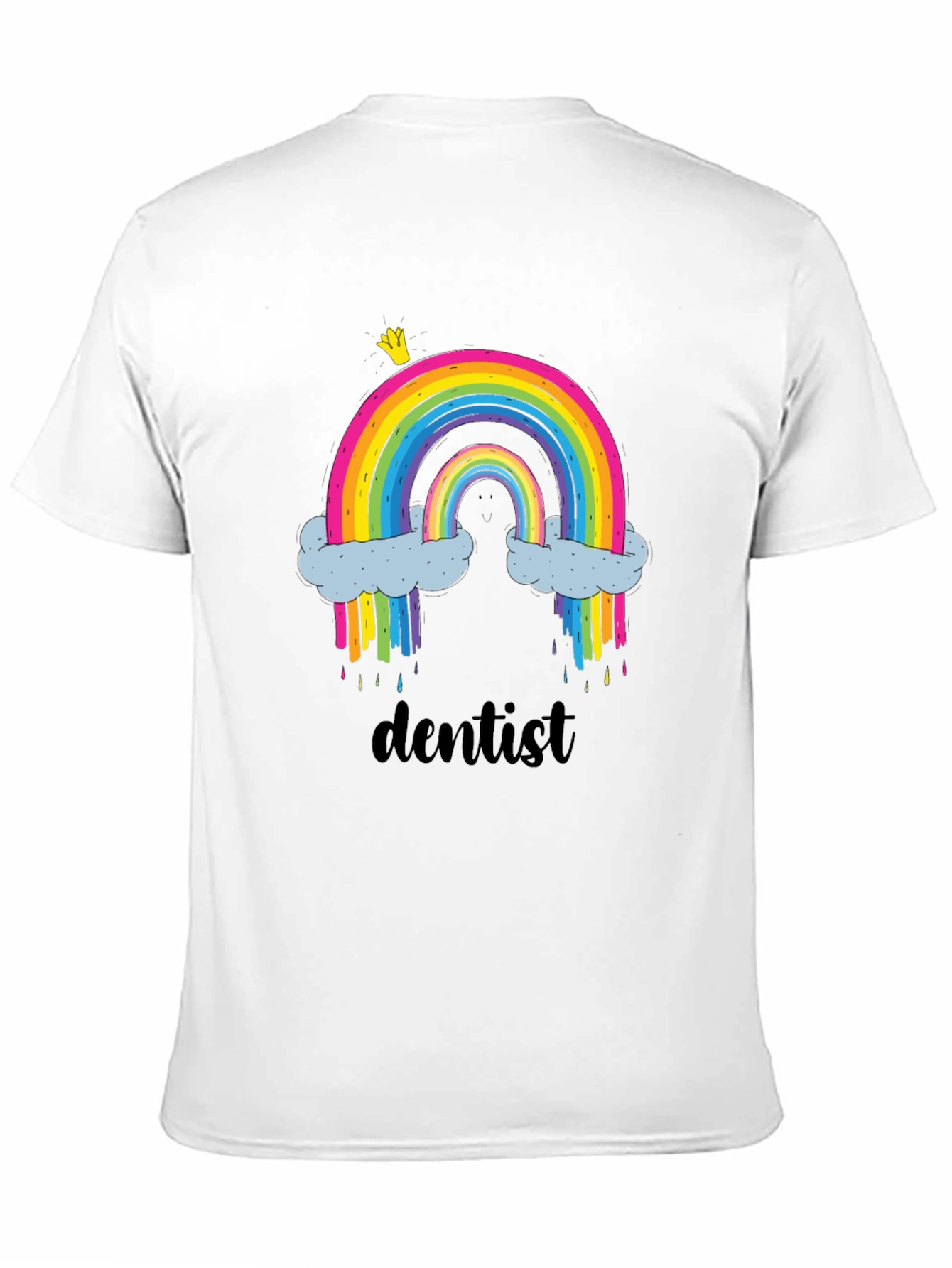 Black Rainbow Dentist T-Shirt | Funny Dental Apparel view 11