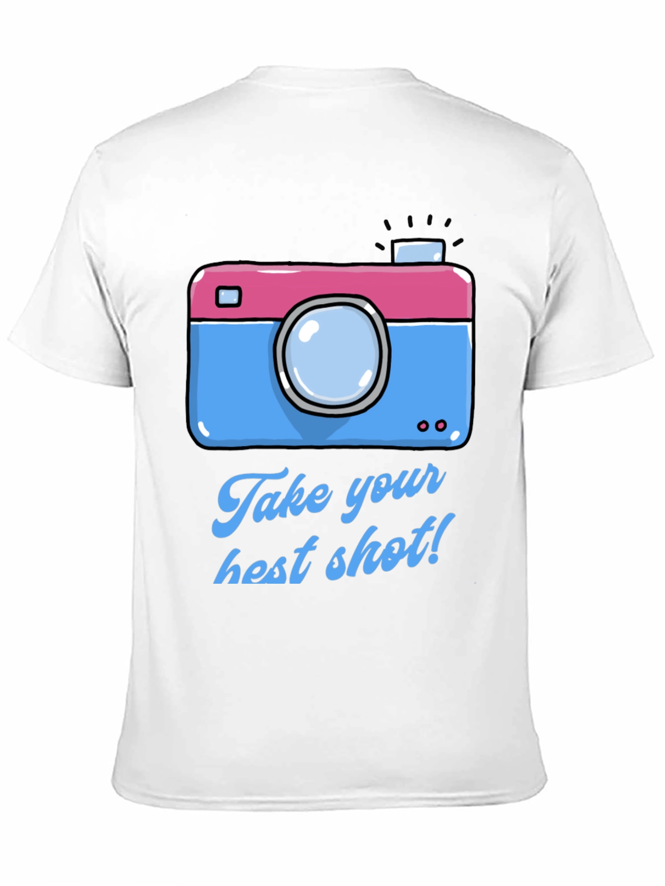 Black Fun Camera Graphic T-Shirt - Take Your Best Shot! view 11