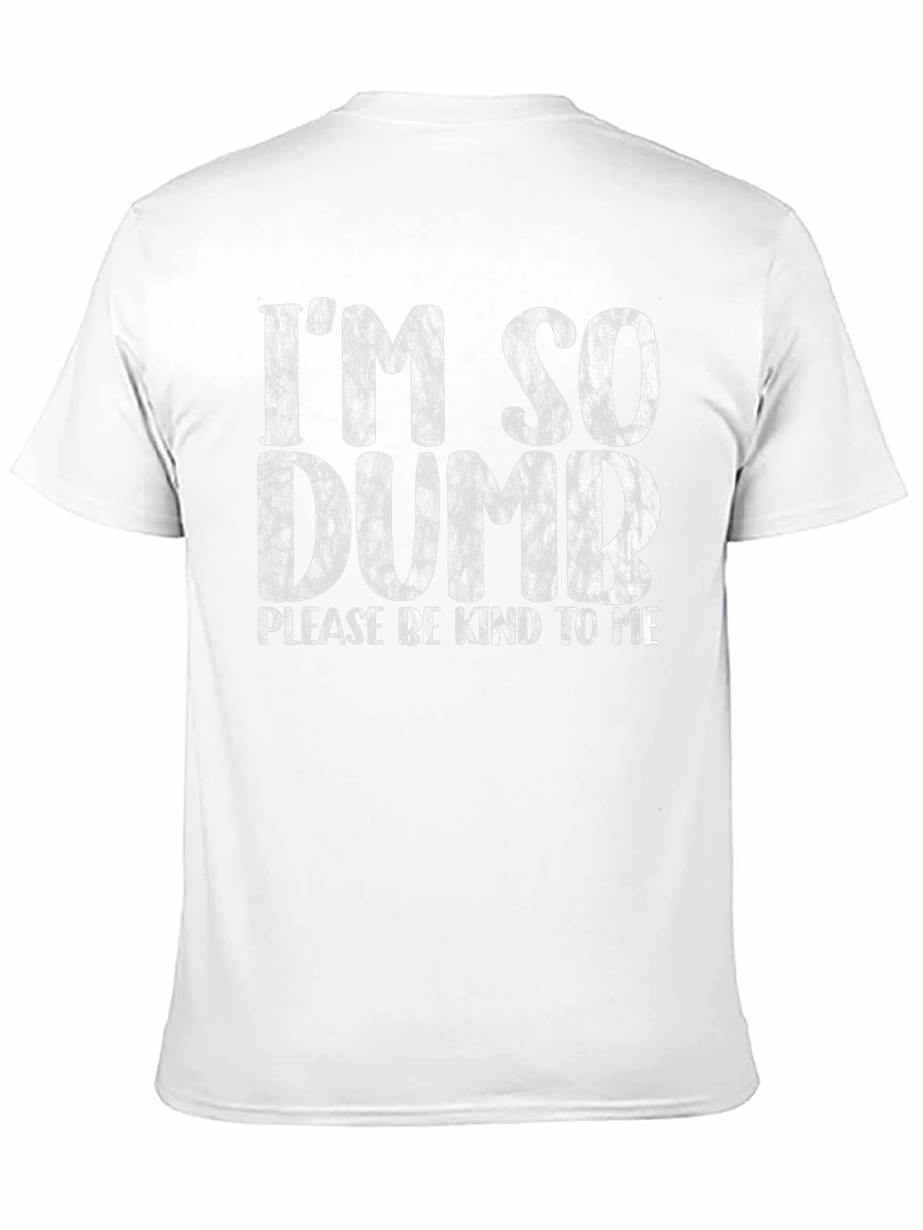 Black I'm So Dumb Graphic Tee - Please Be Kind T-Shirt view 11