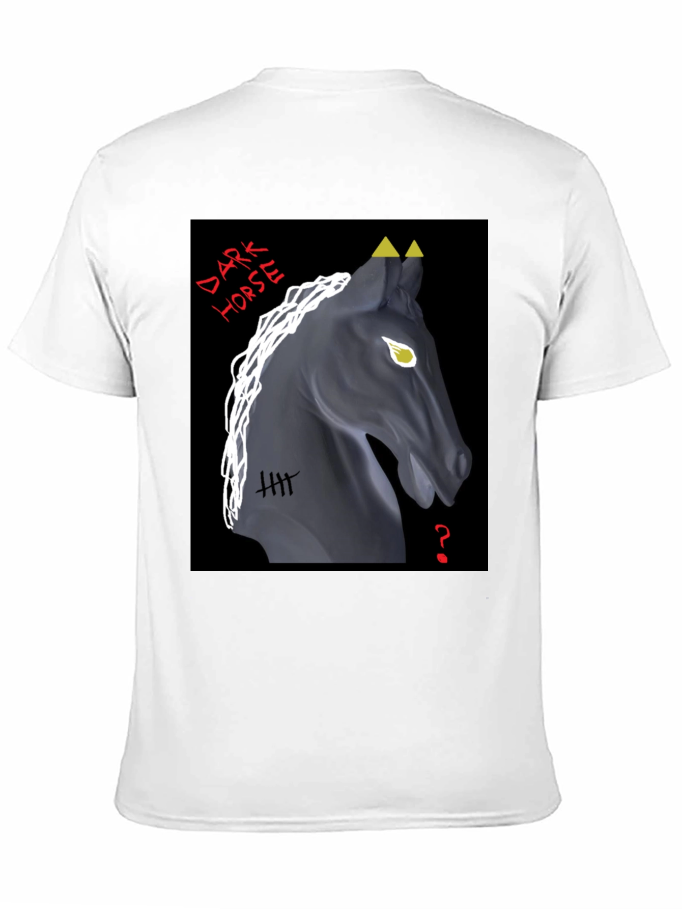 Black Dark Horse Graphic Tee - Unique Design view 11