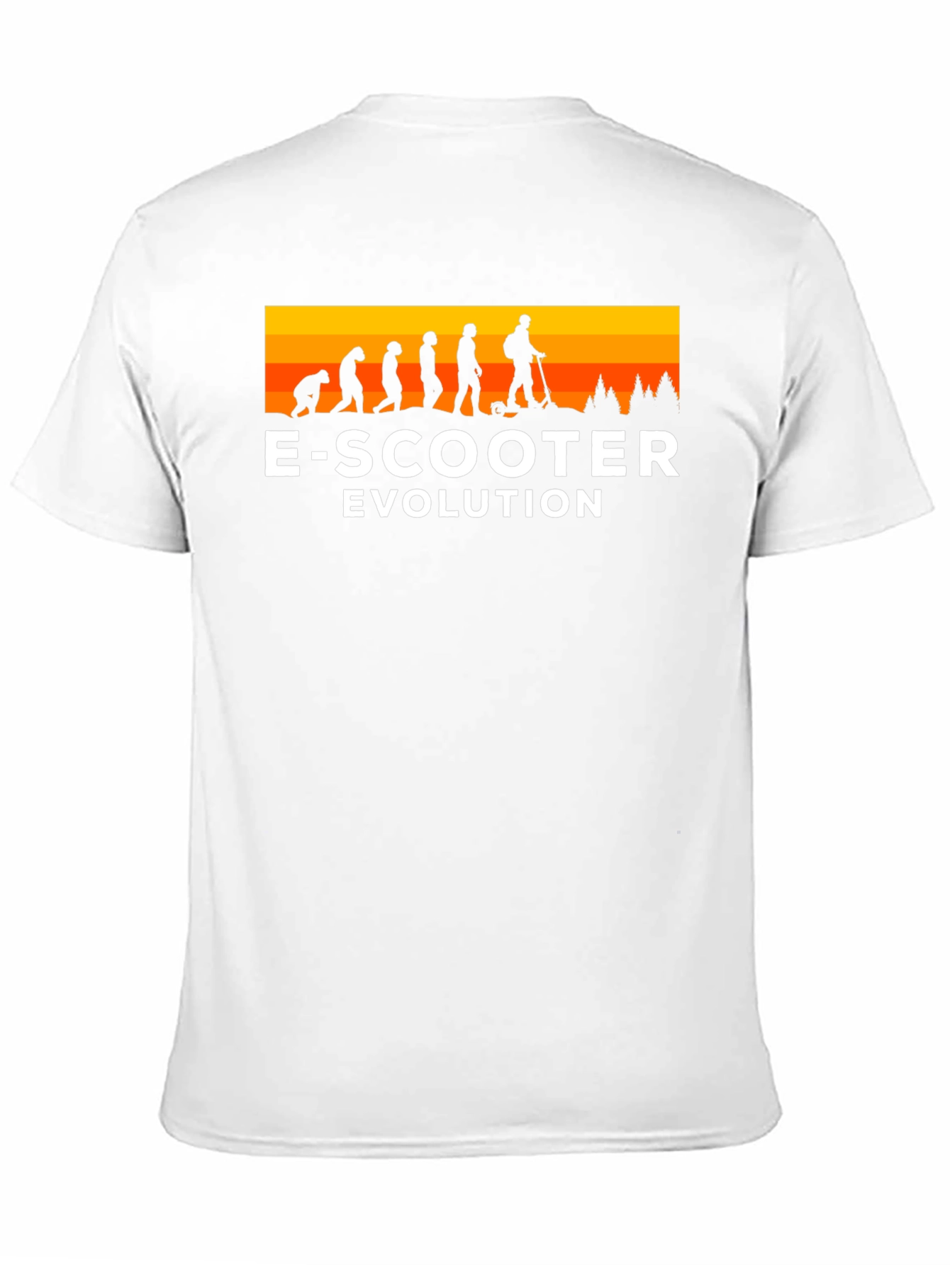 Black E-Scooter Evolution T-Shirt - Ride into the Future! view 11