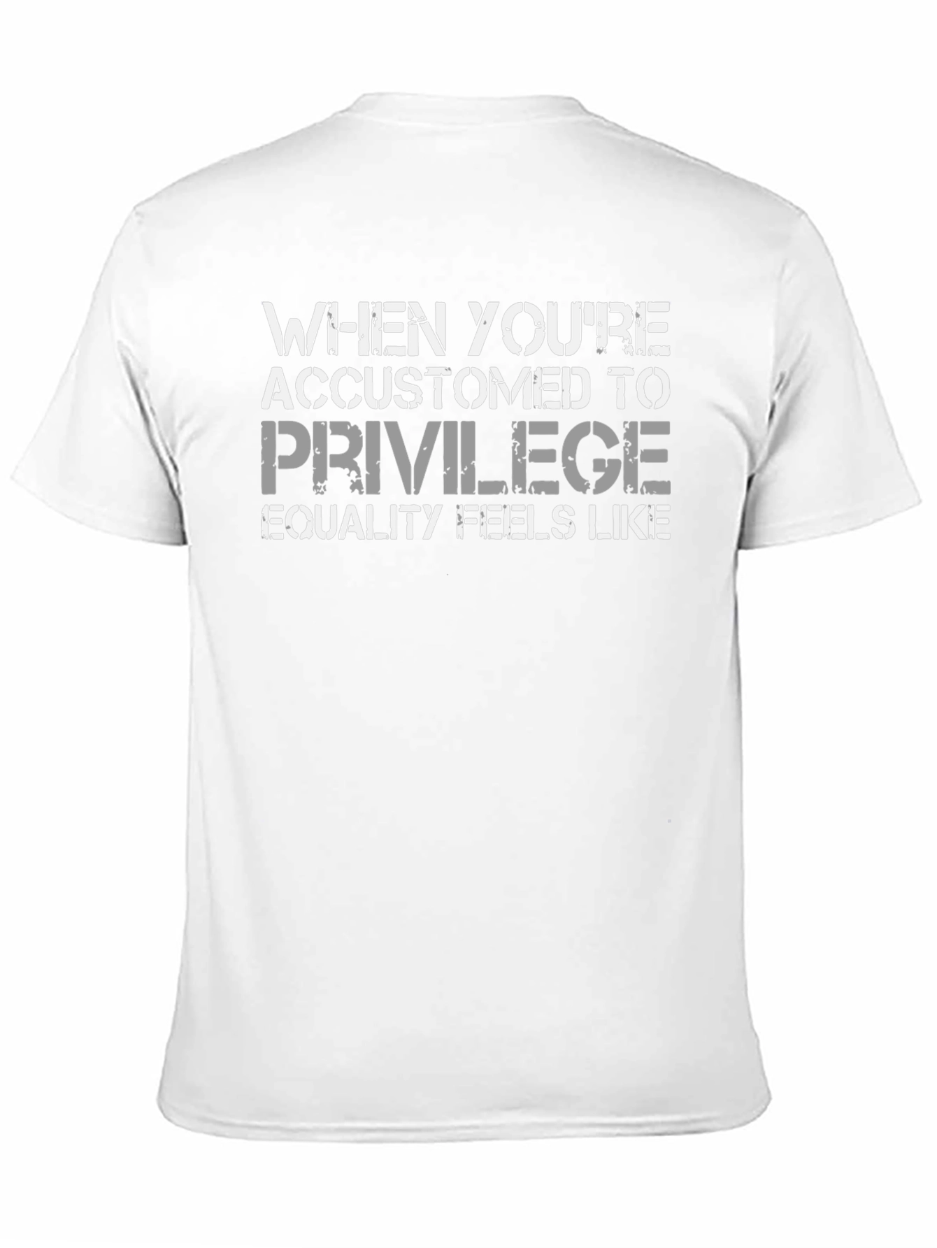 Black Privilege Equality Feel T-Shirt view 11