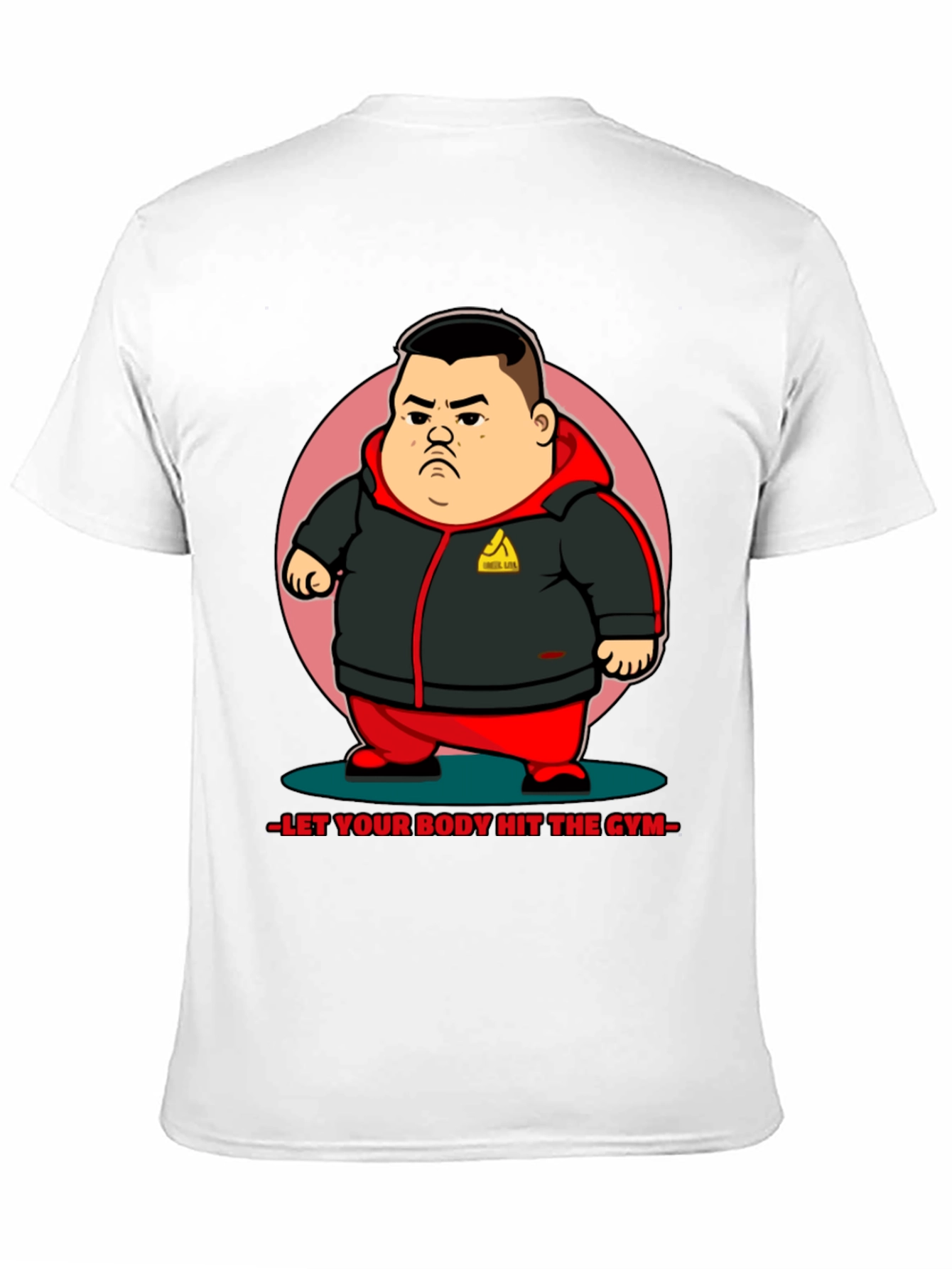 Black Hit the Gym Graphic Tee - Men's Black T-Shirt view 11