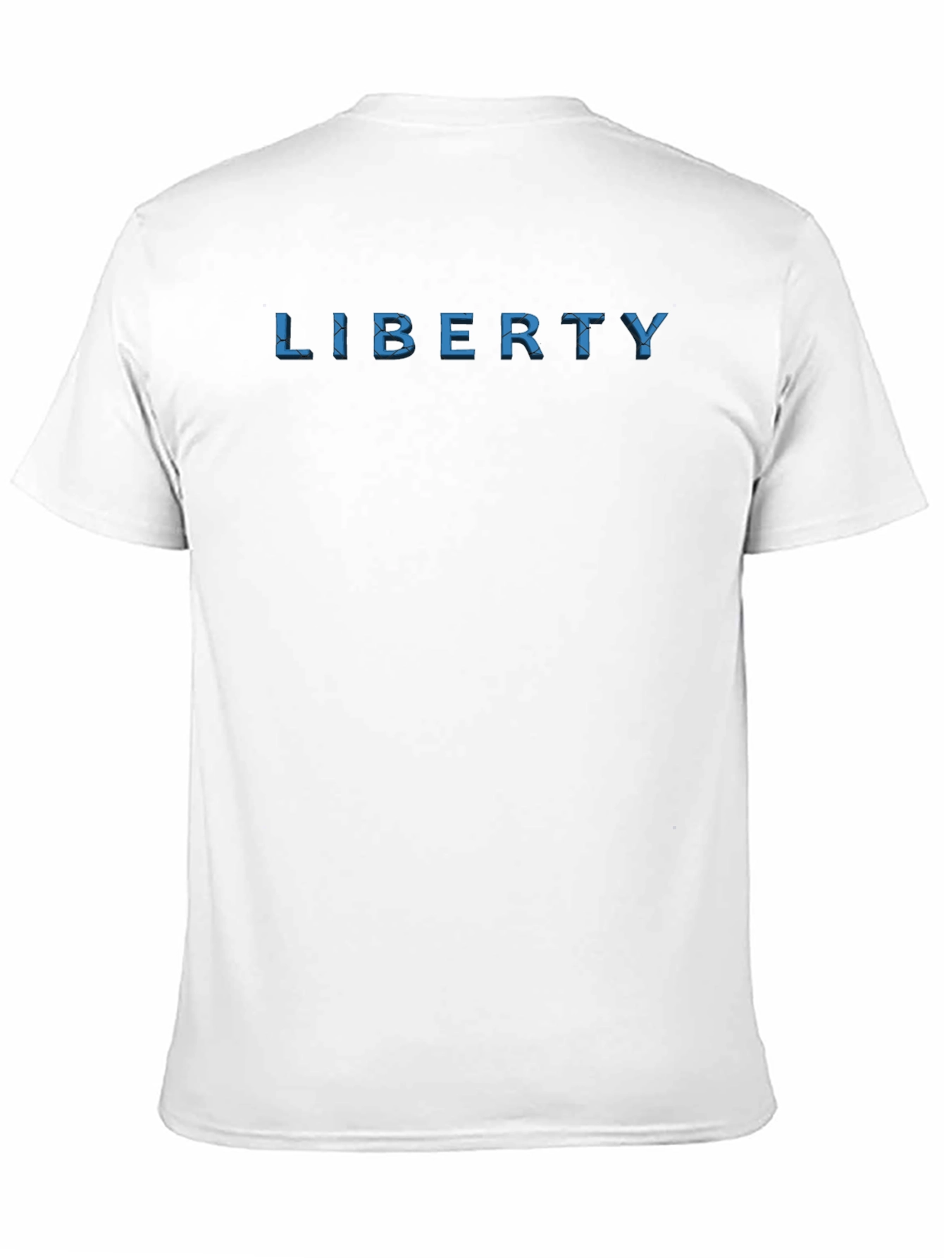 Black Liberty Graphic Tee - Men's Black T-Shirt view 11