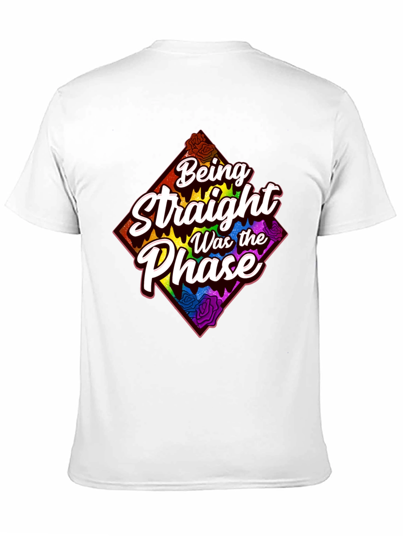 Black Being Straight Was the Phase Graphic Tee view 11