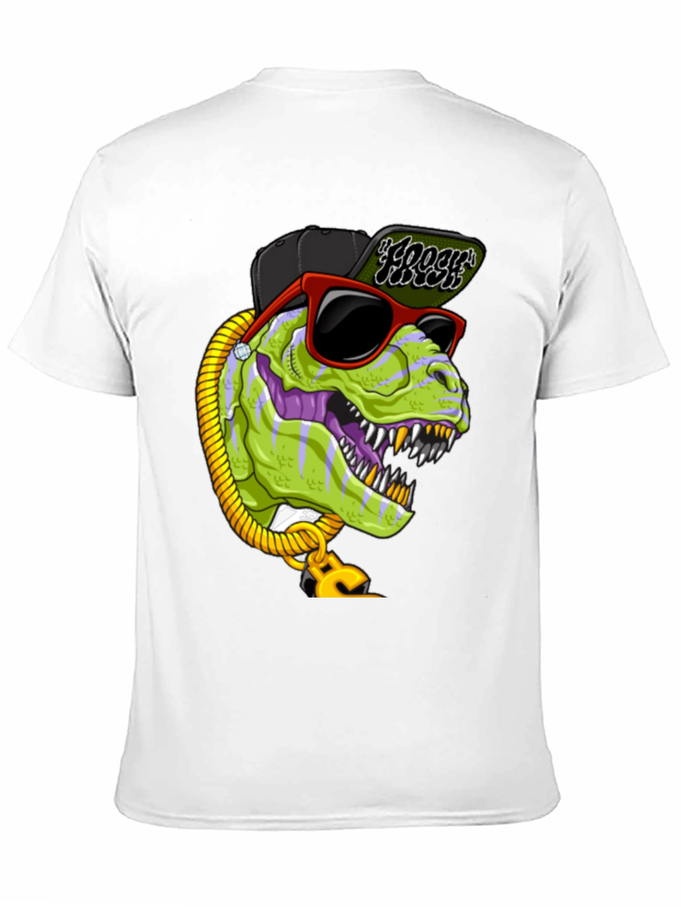 Black Dino Hiphop T-Shirt view 11