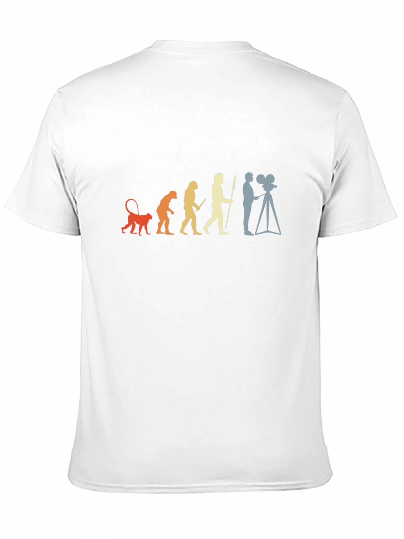 Black Evolution of Film T-Shirt view 11