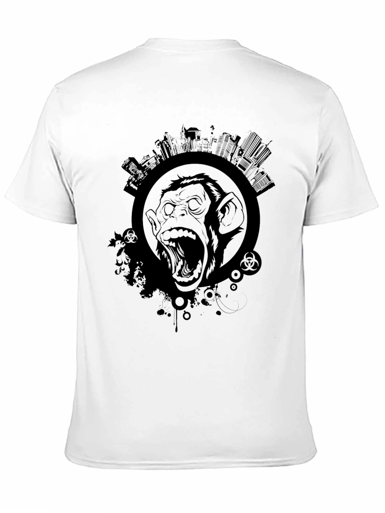 Black Urban Menace Graphic Tee view 11