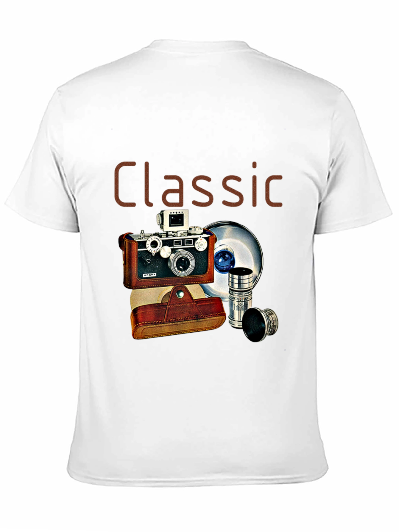 Black Classic Camera Graphic T-Shirt view 11