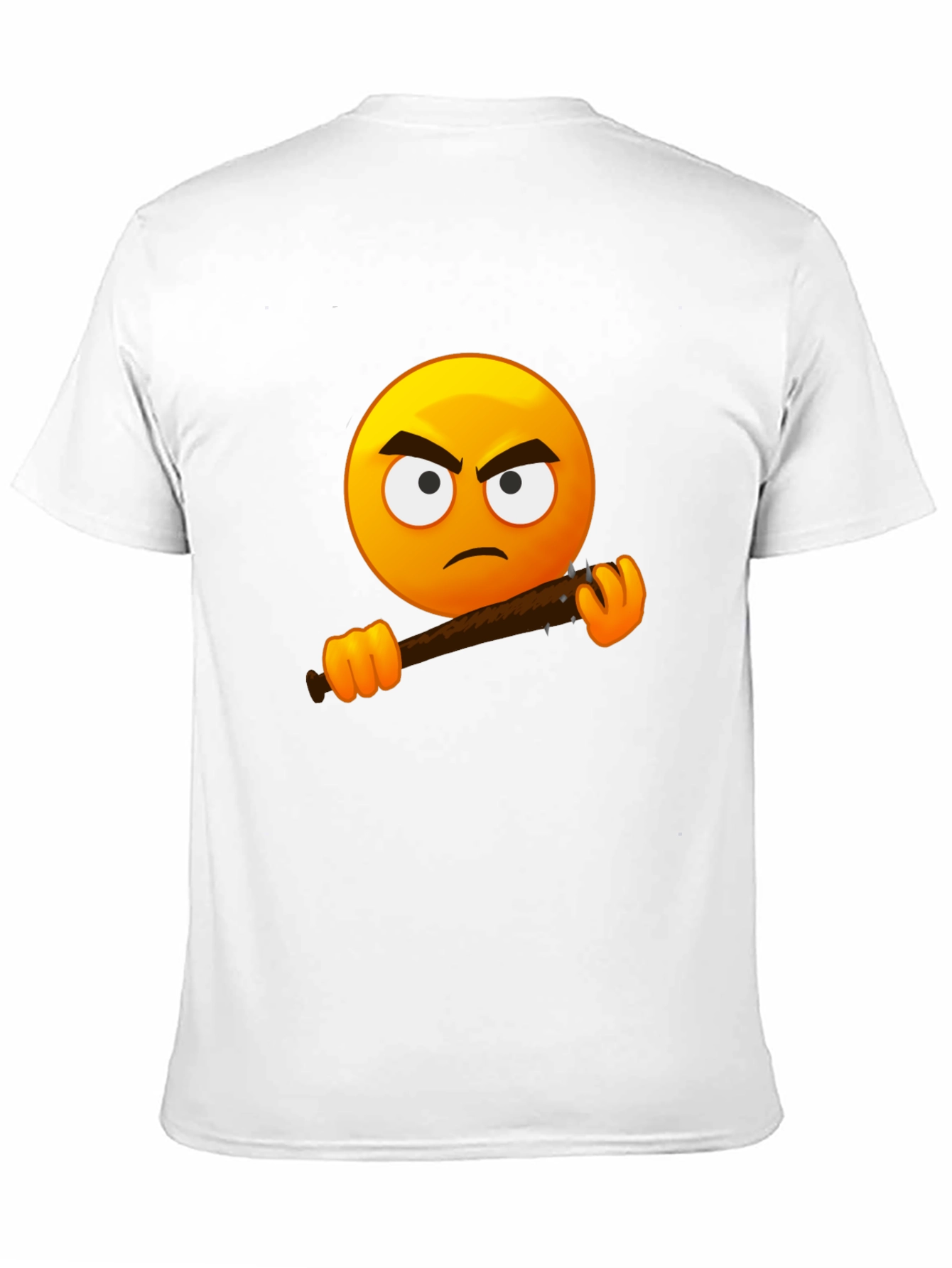 Black Angry Emoji Graphic Tee - Black T-Shirt view 11