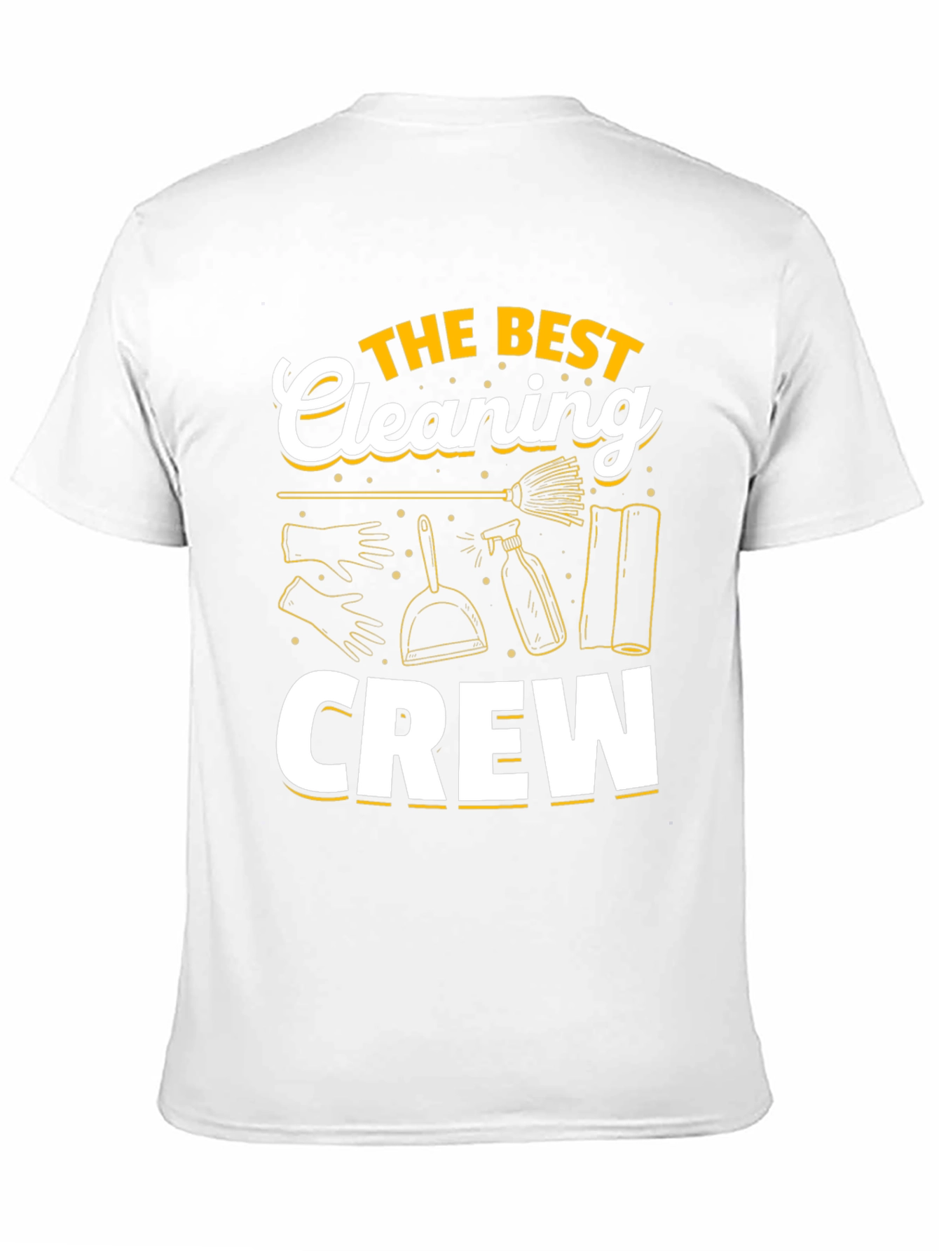 Black The Best Cleaning Crew Graphic T-Shirt view 11