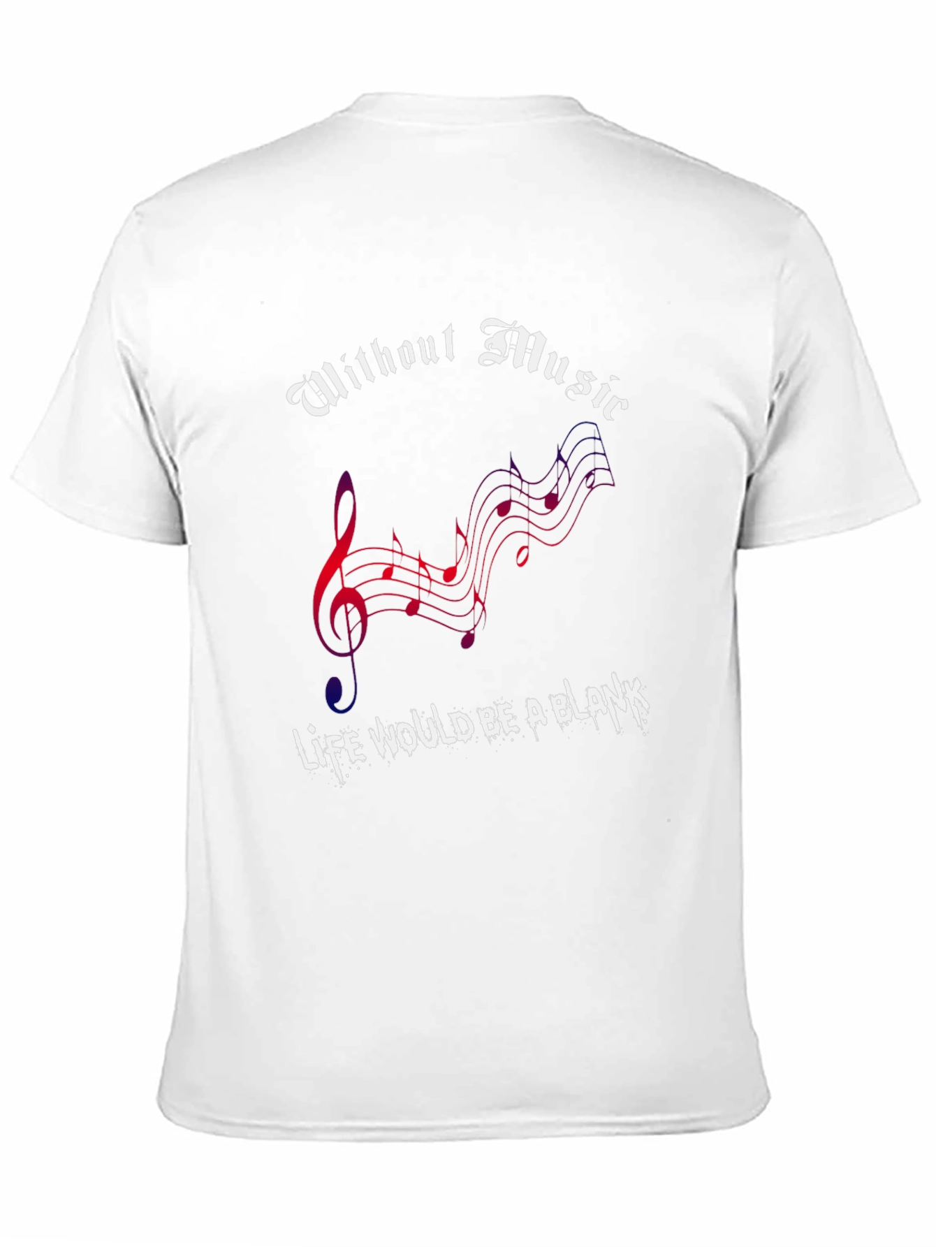 Black Music Lover's Black Graphic T-Shirt view 11