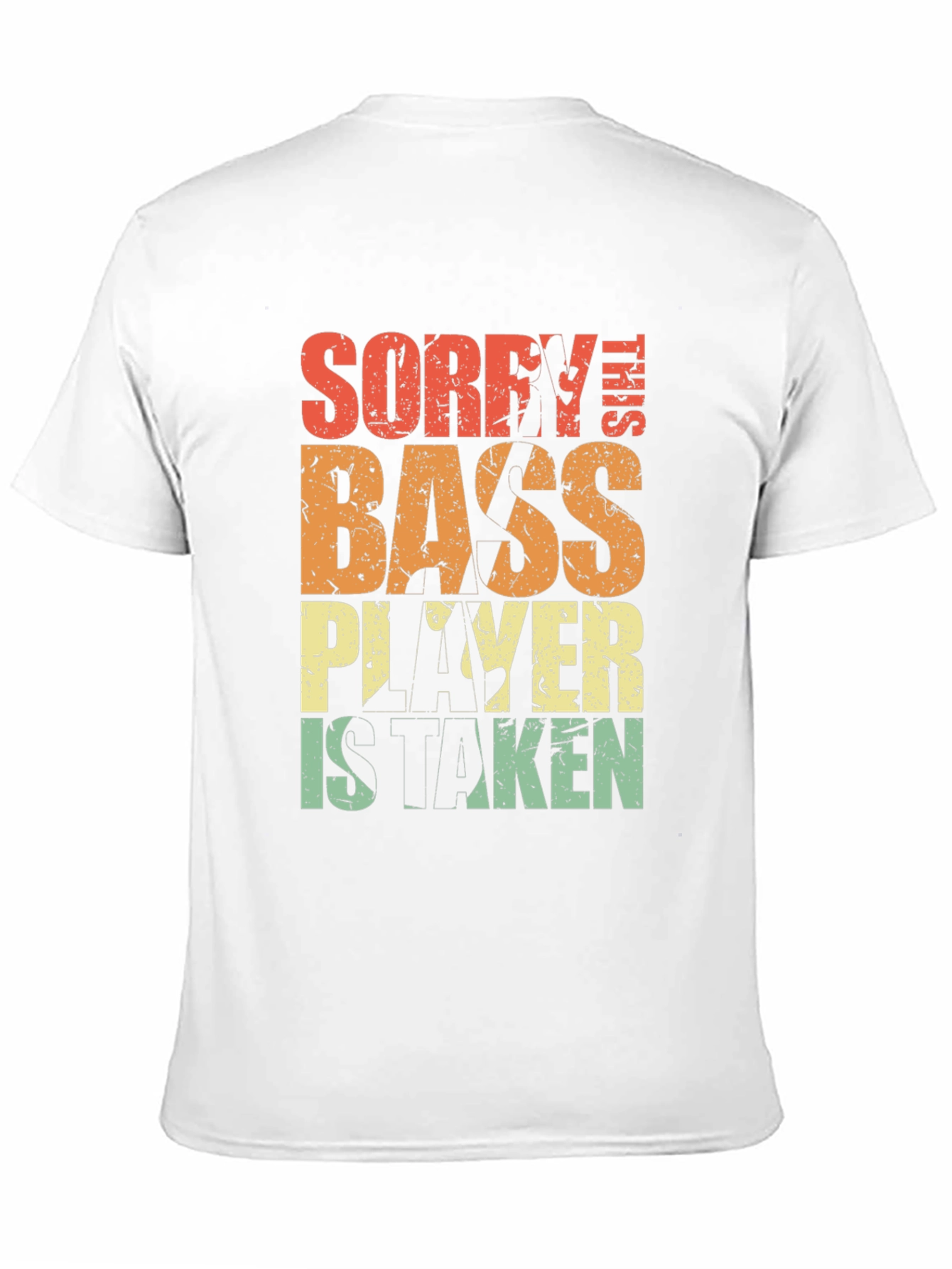 Black Sorry This Bass Player is Taken T-Shirt view 11