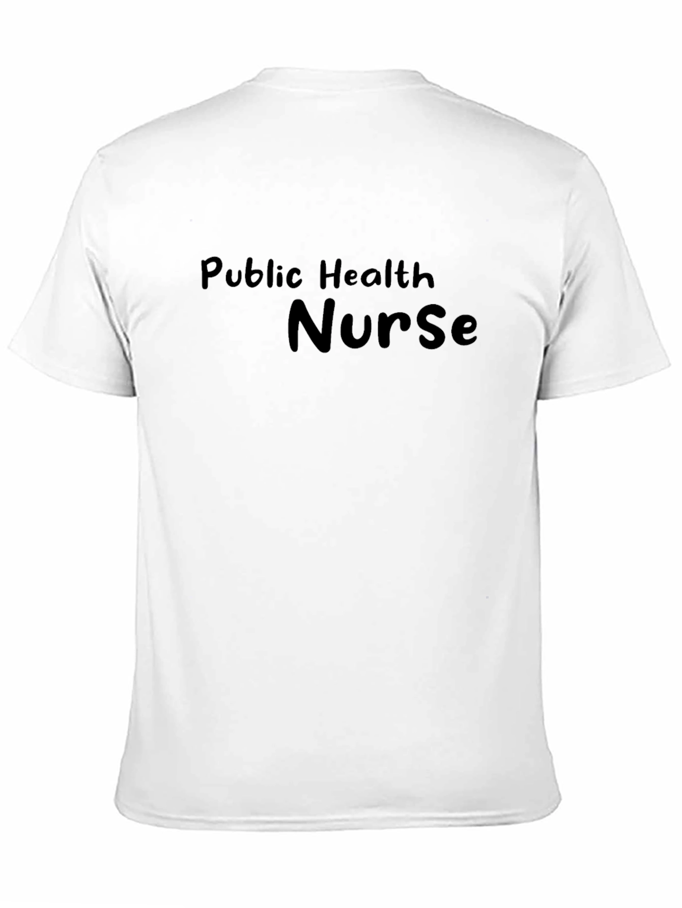 Black Public Health Nurse T-Shirt view 11