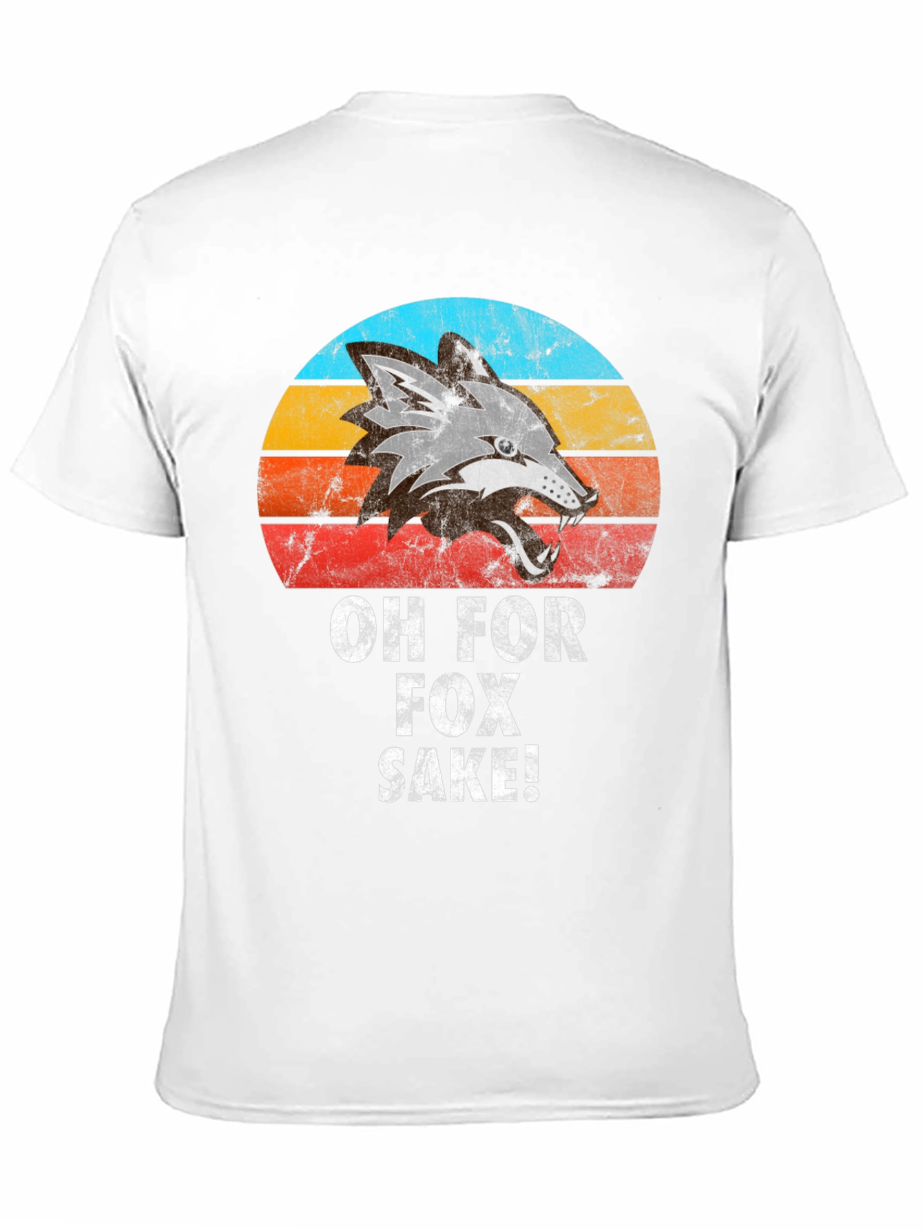 Black Oh For Fox Sake! Graphic Tee view 11