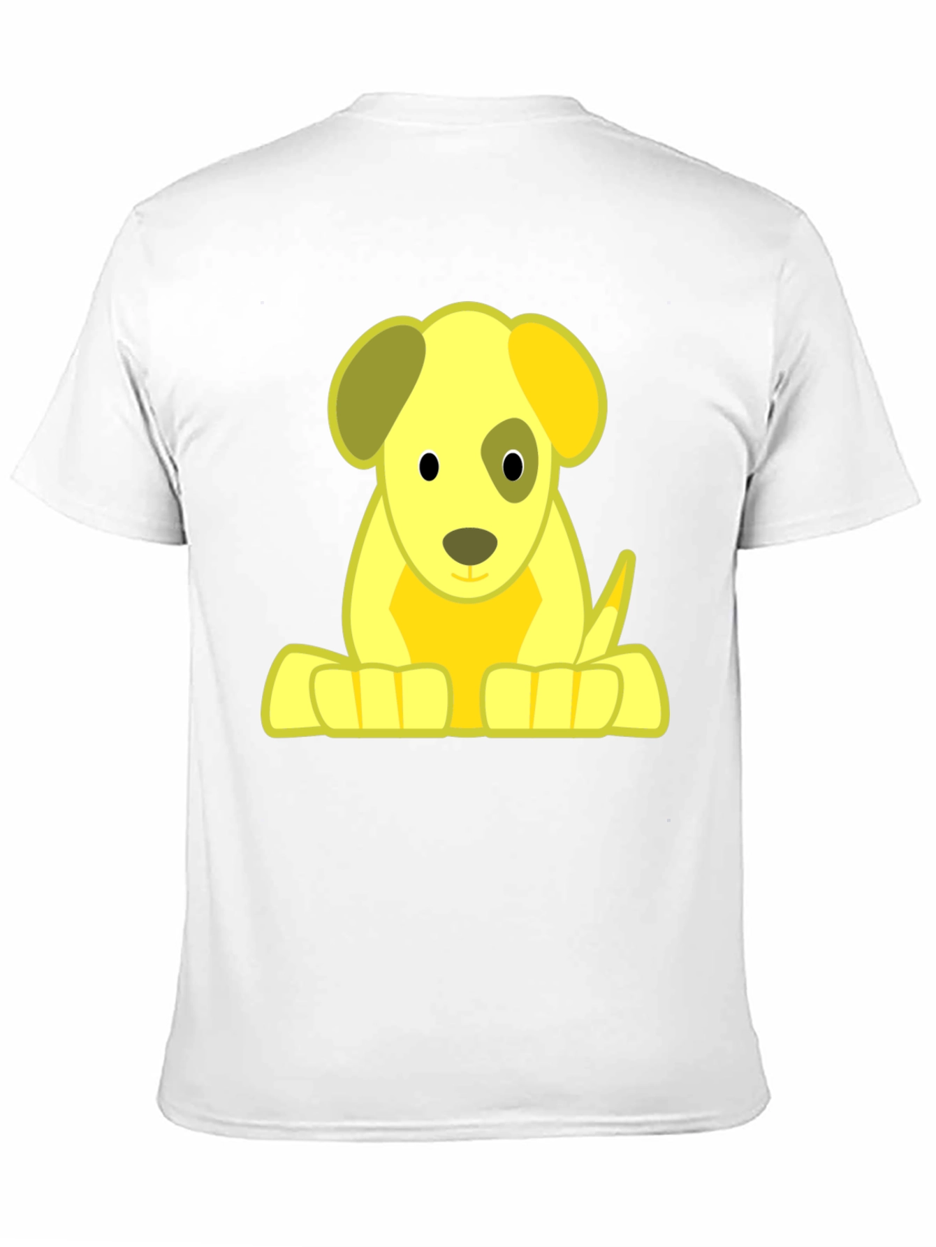 Black Cartoon Puppy Graphic T-Shirt view 11