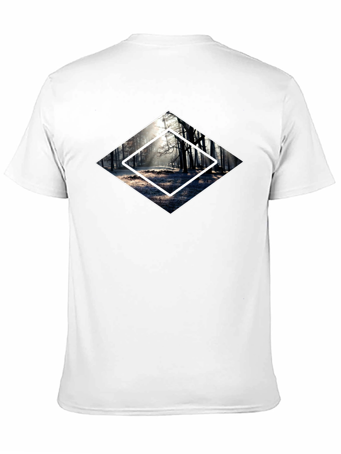 Black Diamond Forest Graphic Tee - Men's Black T-Shirt view 11