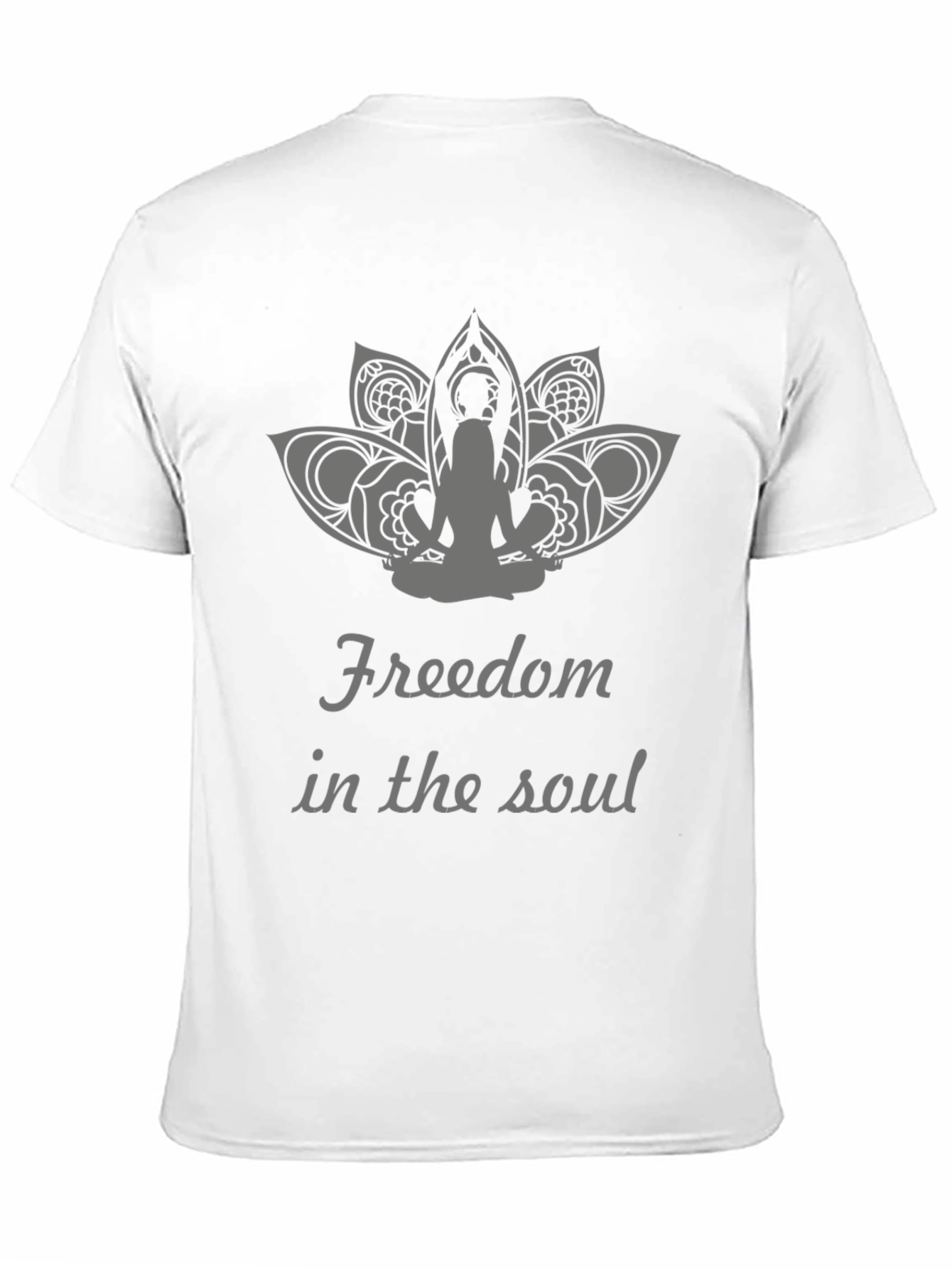 Black Freedom Soul Black Graphic Tee view 11