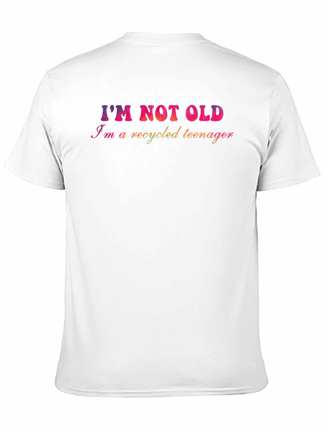 Black I'm Not Old, Recycled Teenager Graphic T-Shirt view 11