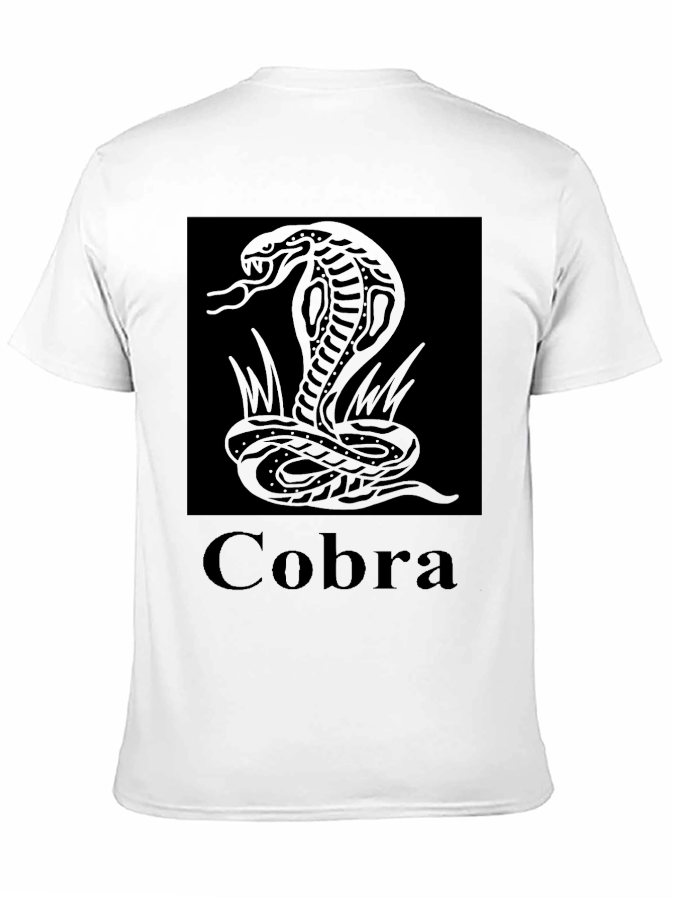 Black Cobra Graphic Tee - Men's Black T-Shirt view 11