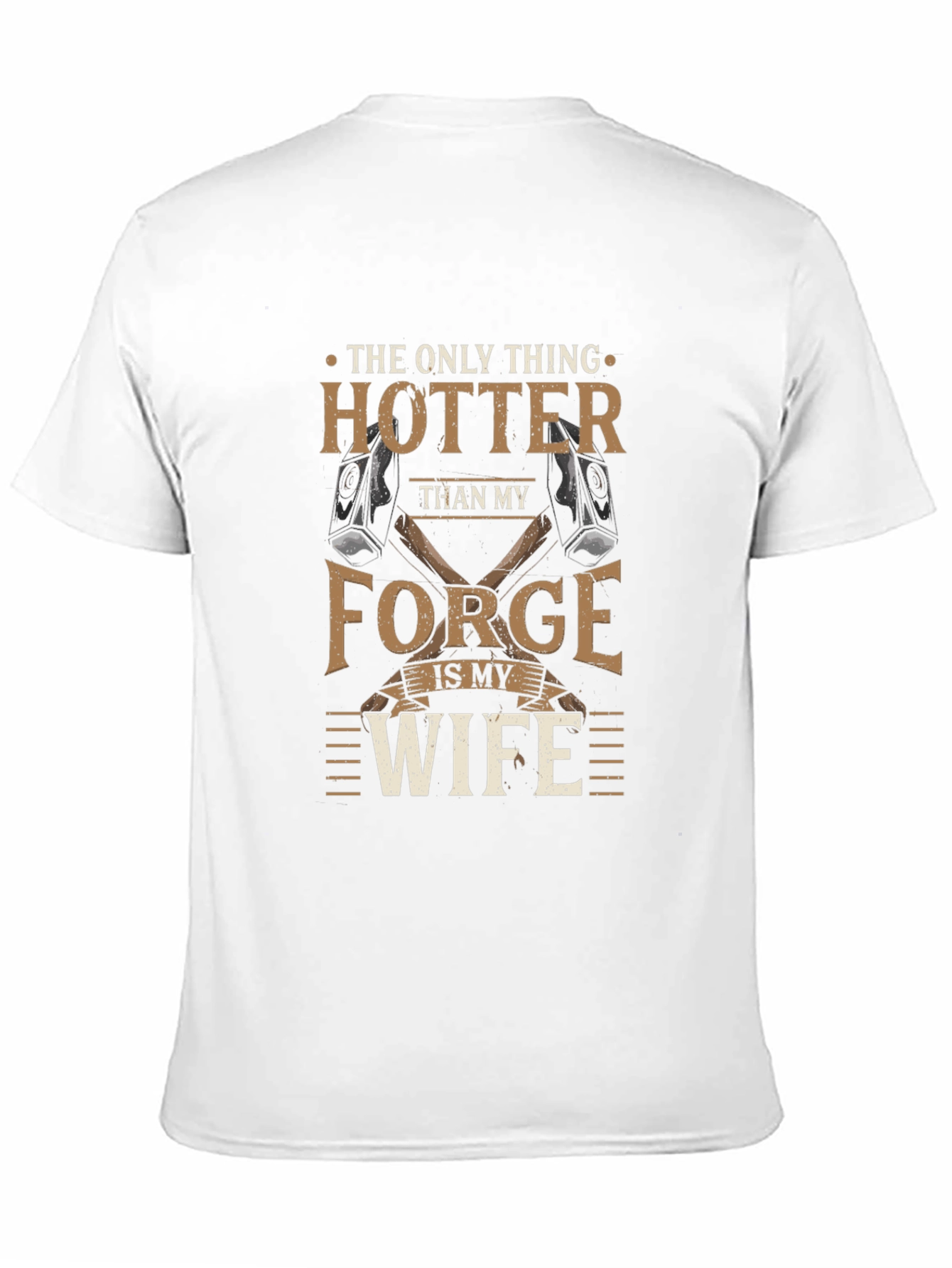 Black Hotter Than My Forge - Novelty T-Shirt view 11