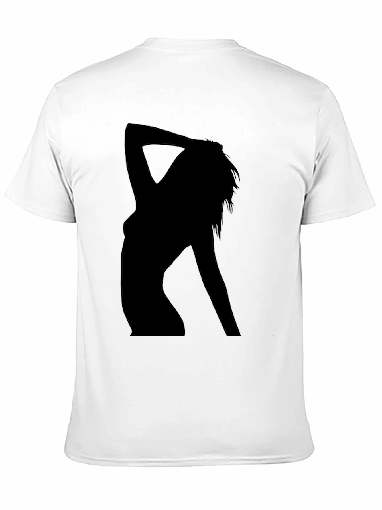 Black Silhouette Graphic Tee - Black view 11