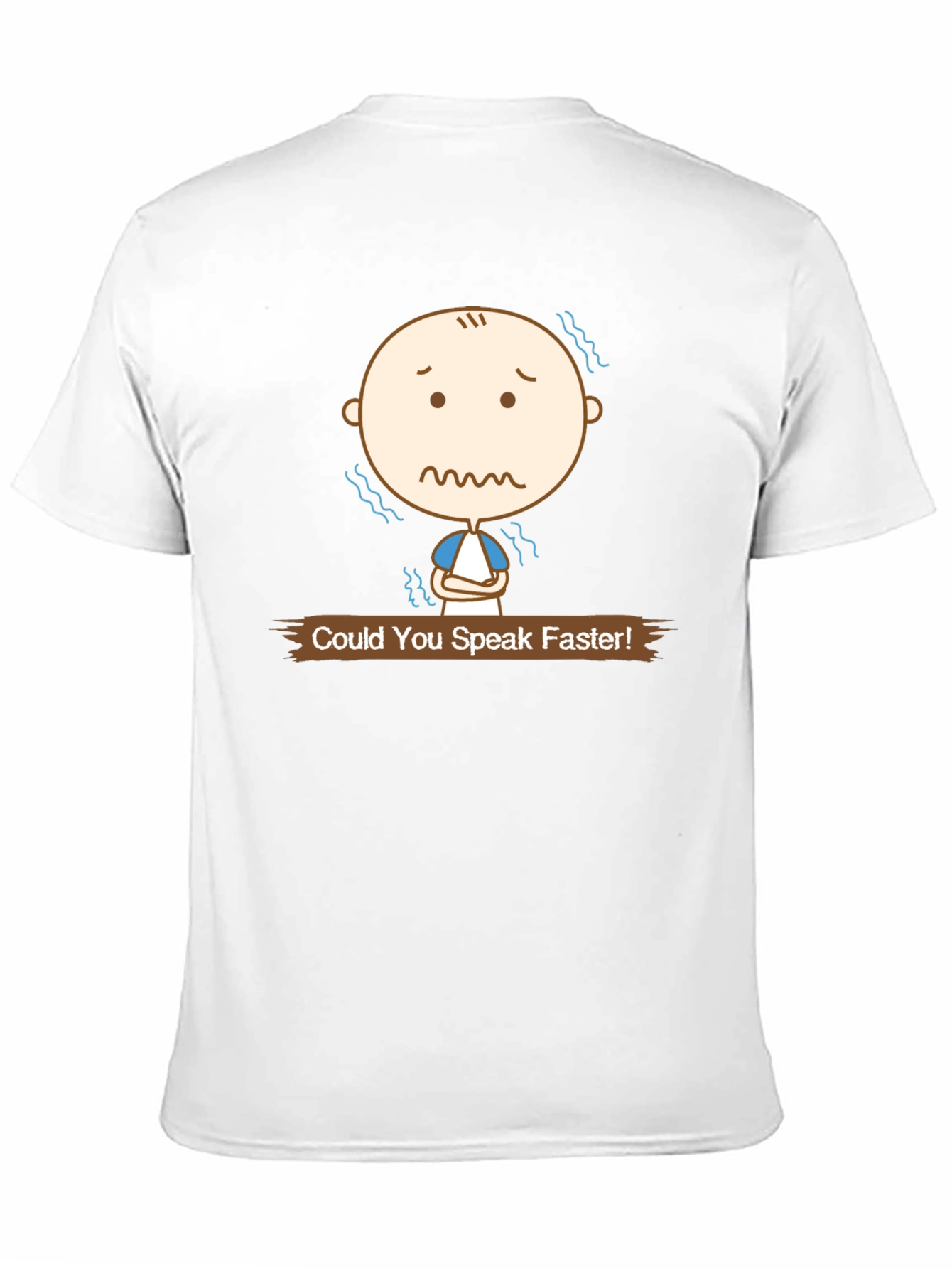 Black Speak Faster Graphic Tee - Black Cotton T-Shirt view 11