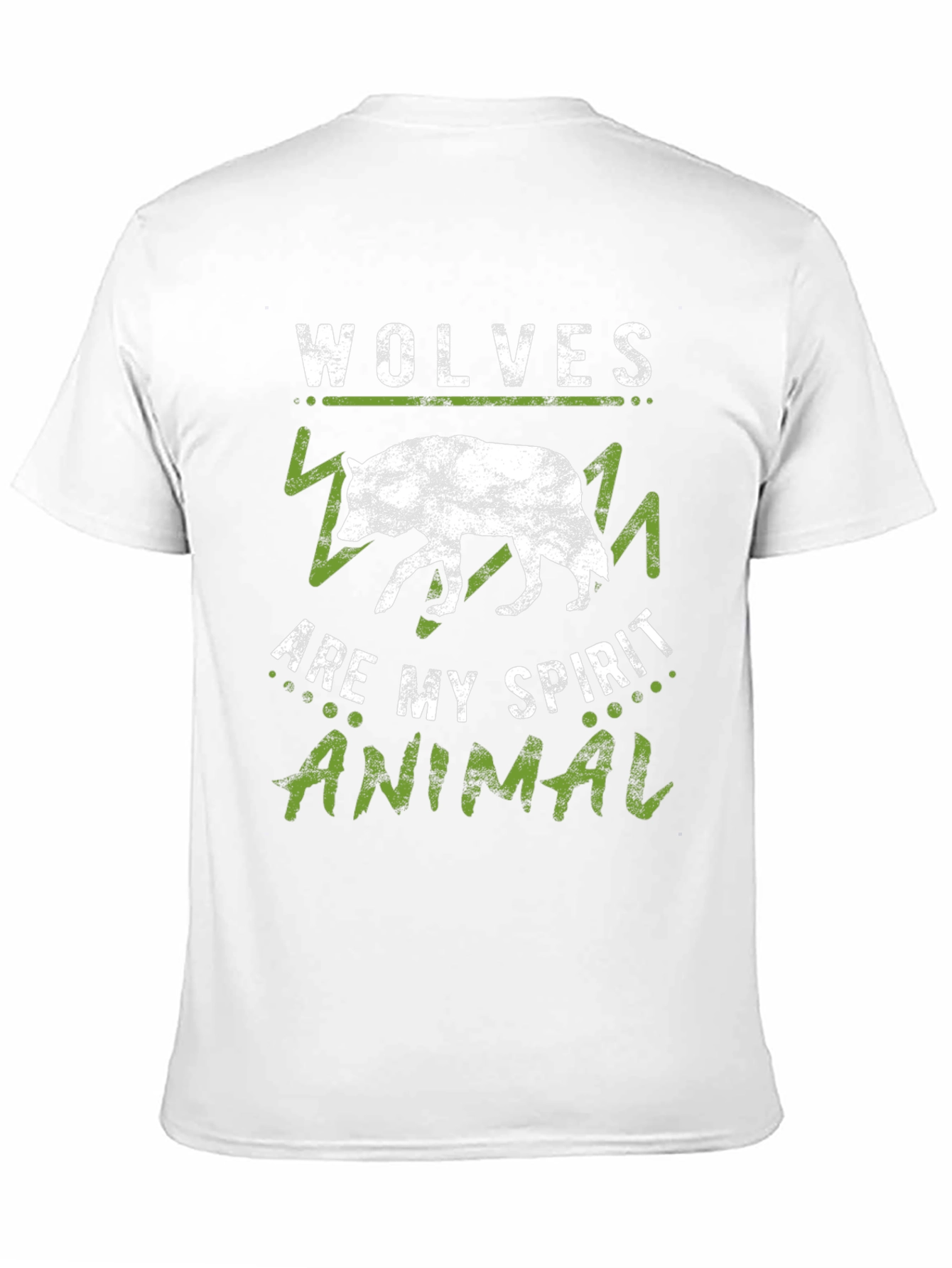 Black Wolves Are My Spirit Animal Black T-Shirt view 11