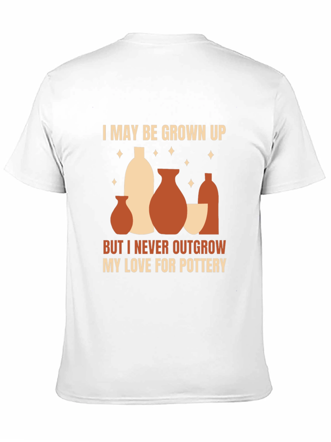 Black Pottery Lover T-Shirt - Never Outgrow My Love view 11