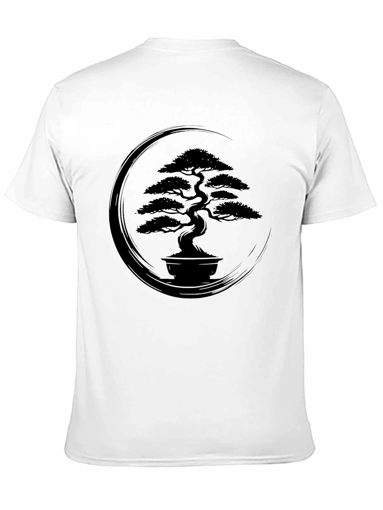 Black Bonsai Tree Graphic Tee - Zen Style view 11