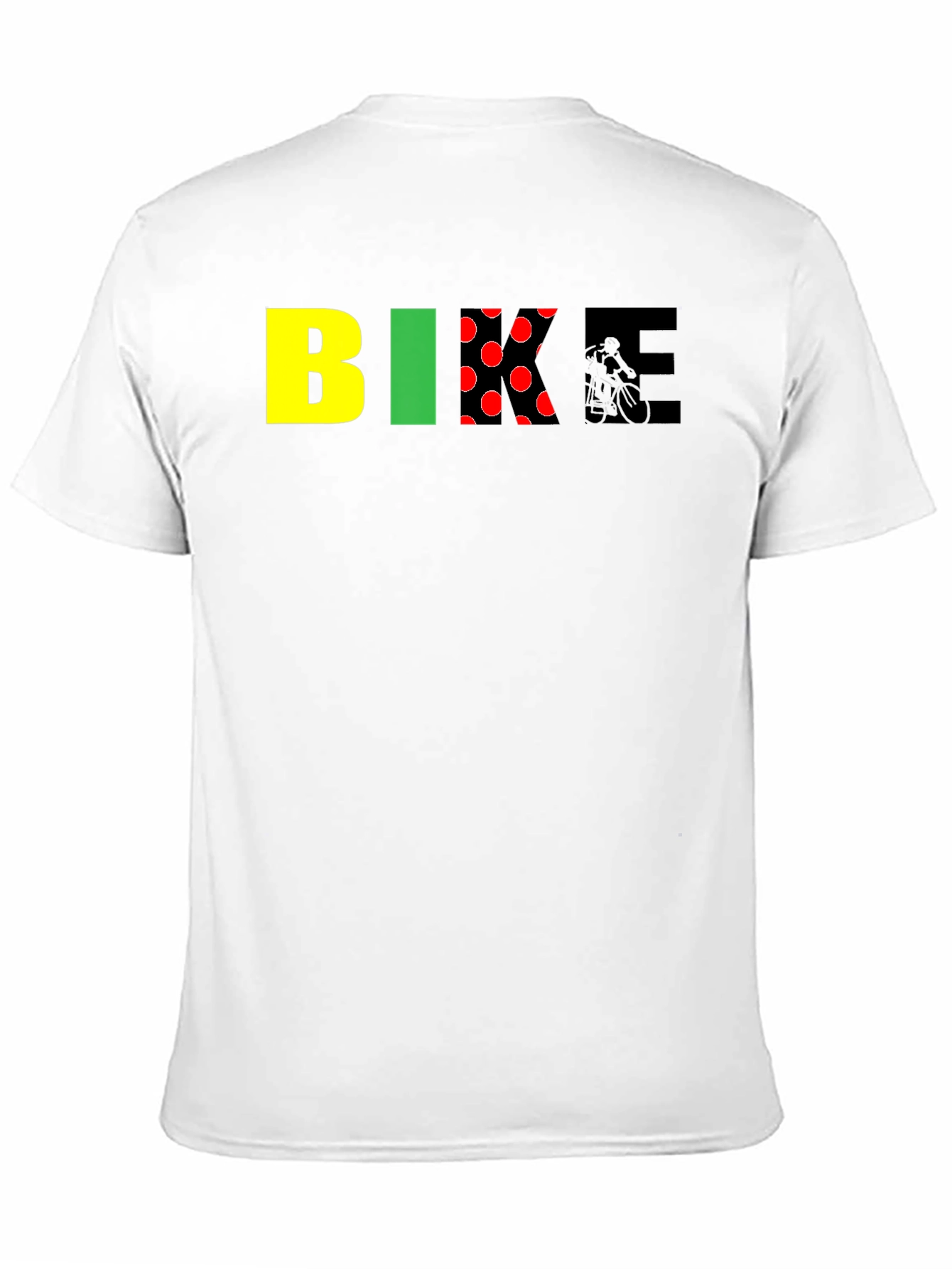 Black Bike Graphic Tee - Black Cotton Blend view 11