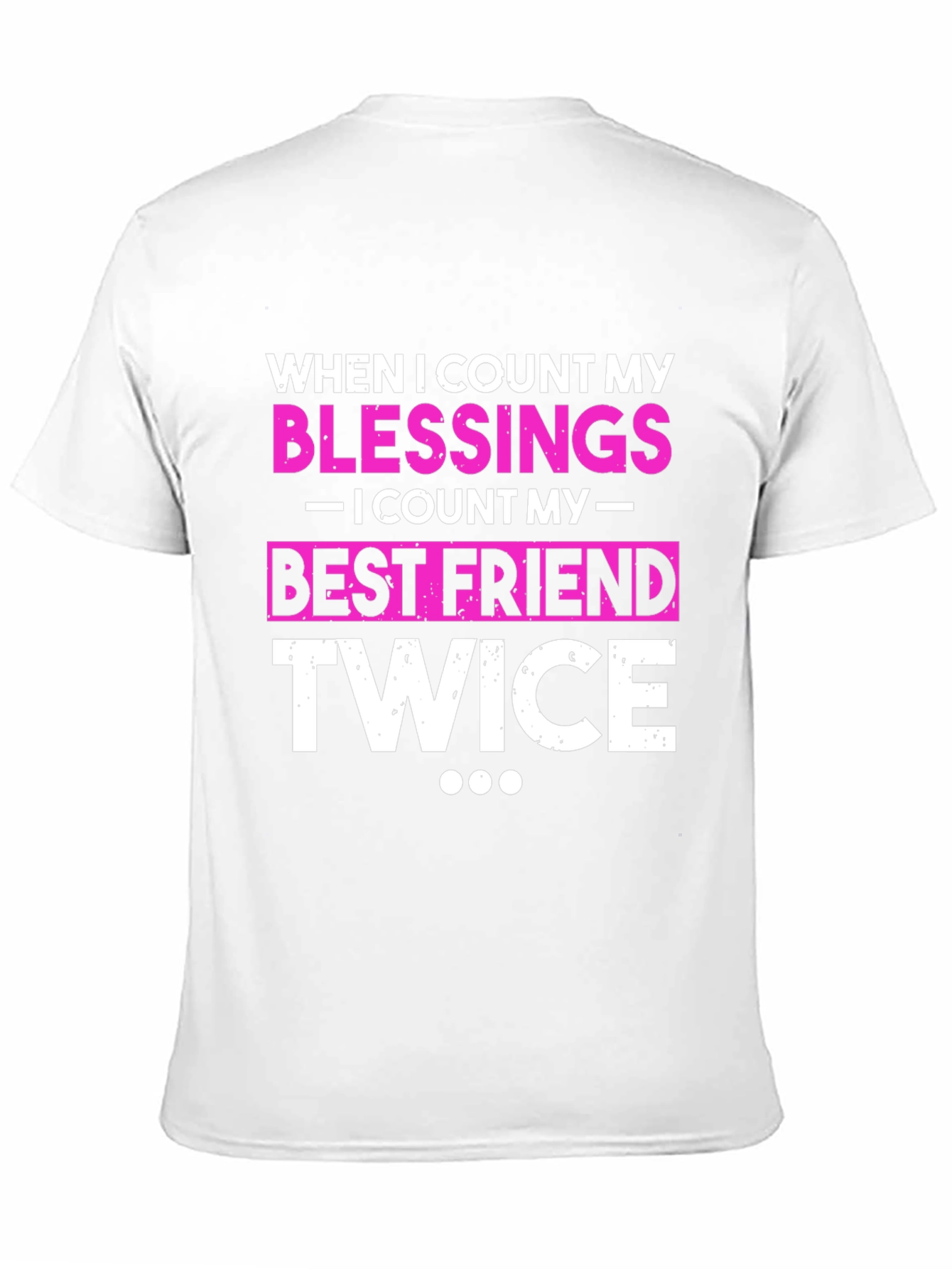 Black Blessings Best Friend Twice Black T-Shirt view 11