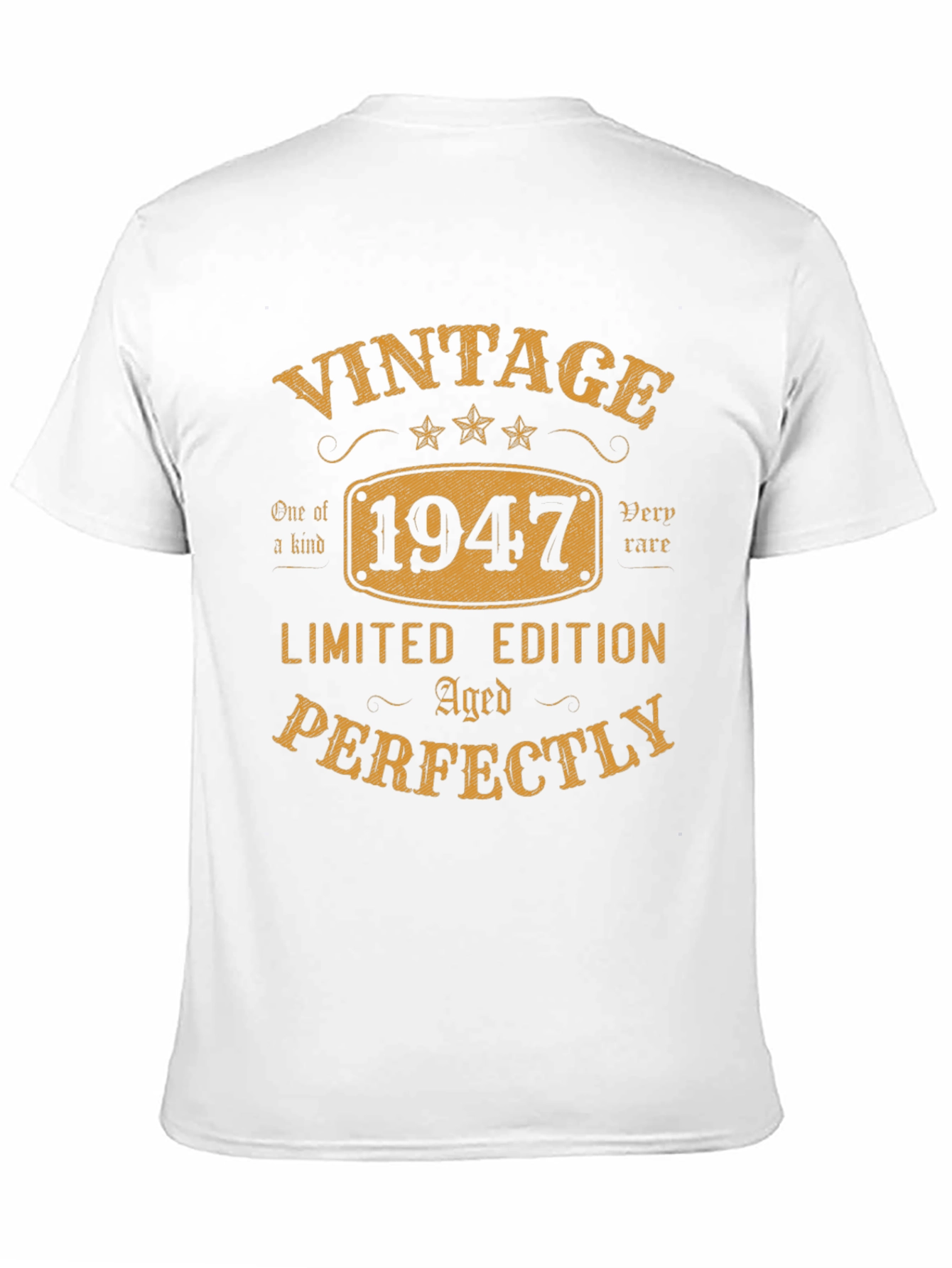 Black Vintage 1947 Limited Edition Aged Perfectly T-Shirt view 11