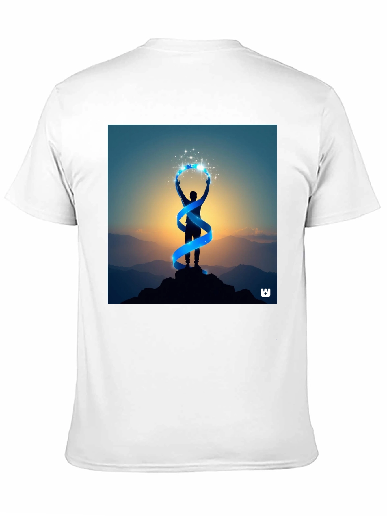 Black Ascension Graphic Tee - Black Cotton Blend view 11