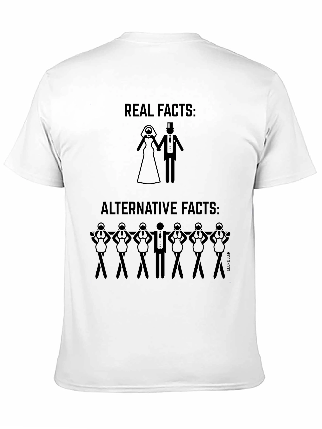 Black Real Facts Alternative Facts T-Shirt view 11