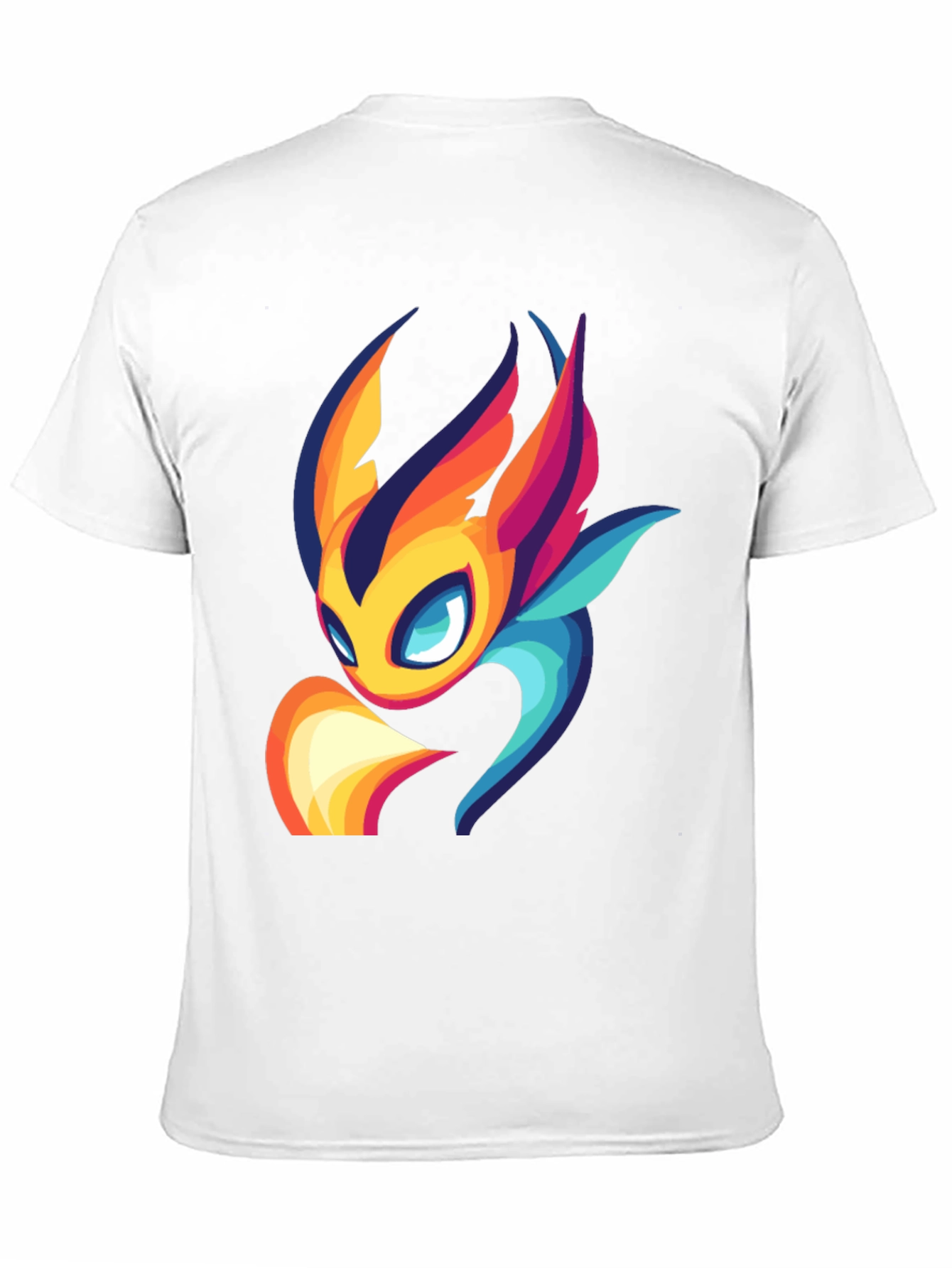 Black Vibrant Graphic Tee - Ori Spirit Design view 11