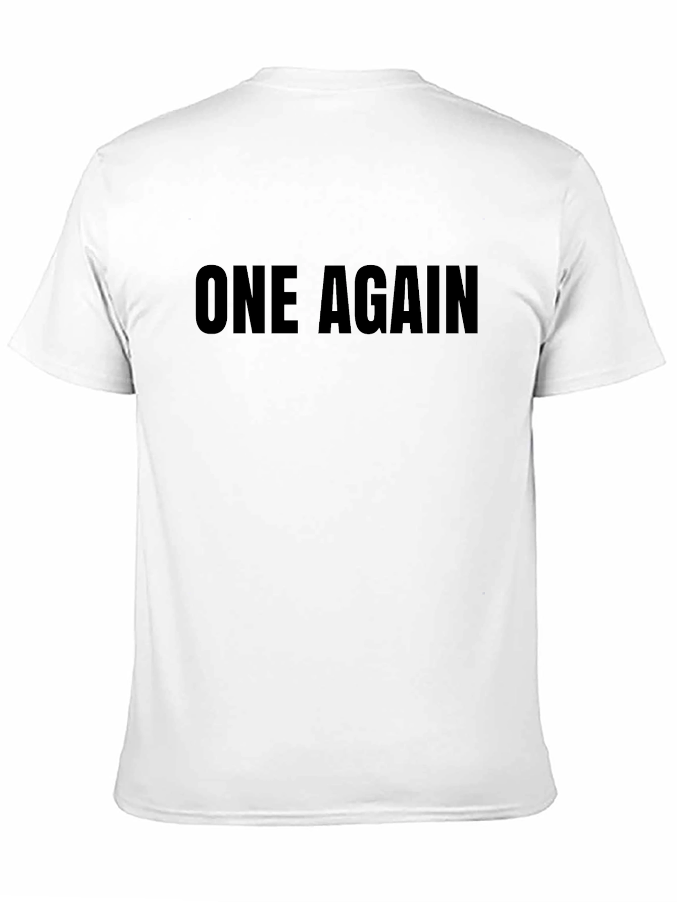 Black One Again Black Graphic T-Shirt view 11