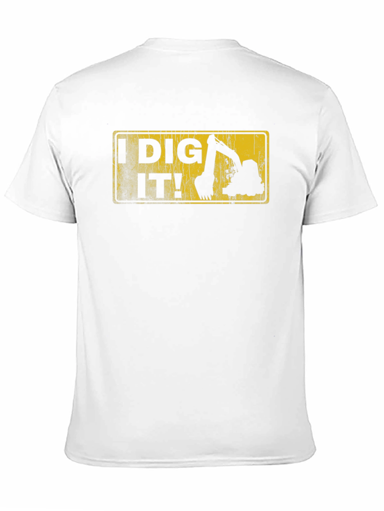 Black I Dig It! Excavator Graphic Tee - Black view 11