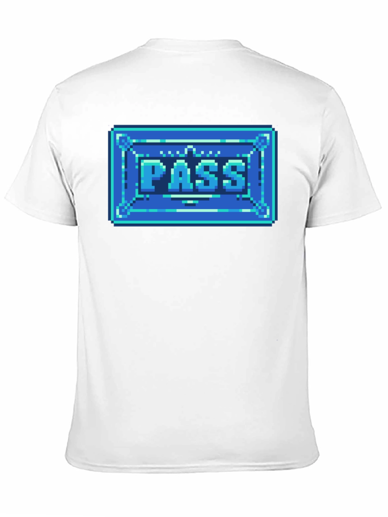 Black 8-Bit Pass T-Shirt - Retro Gaming Style view 11