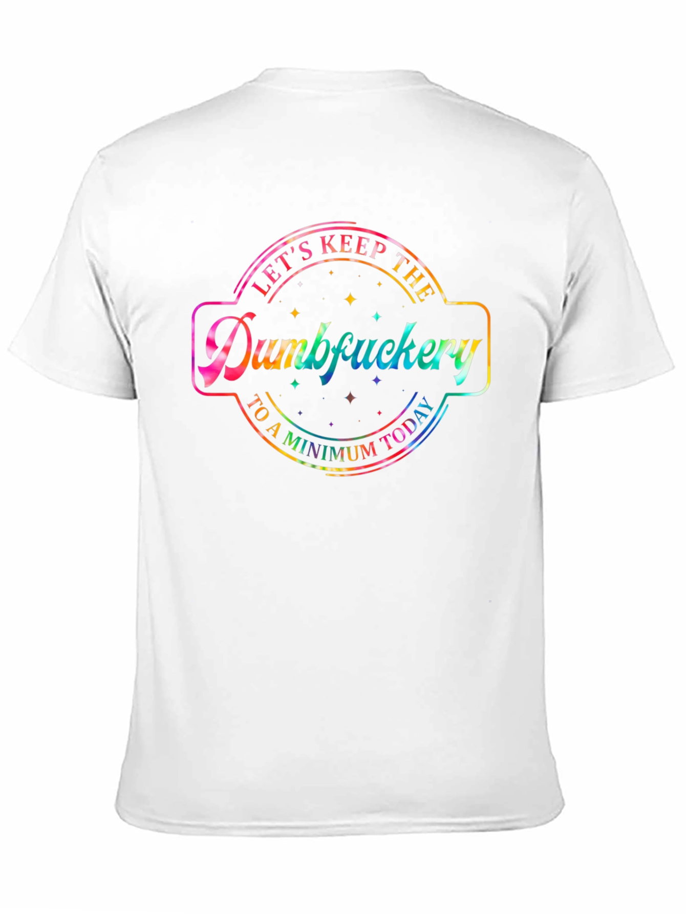 Black Funny "Dumbfuckery" Graphic Tee view 11