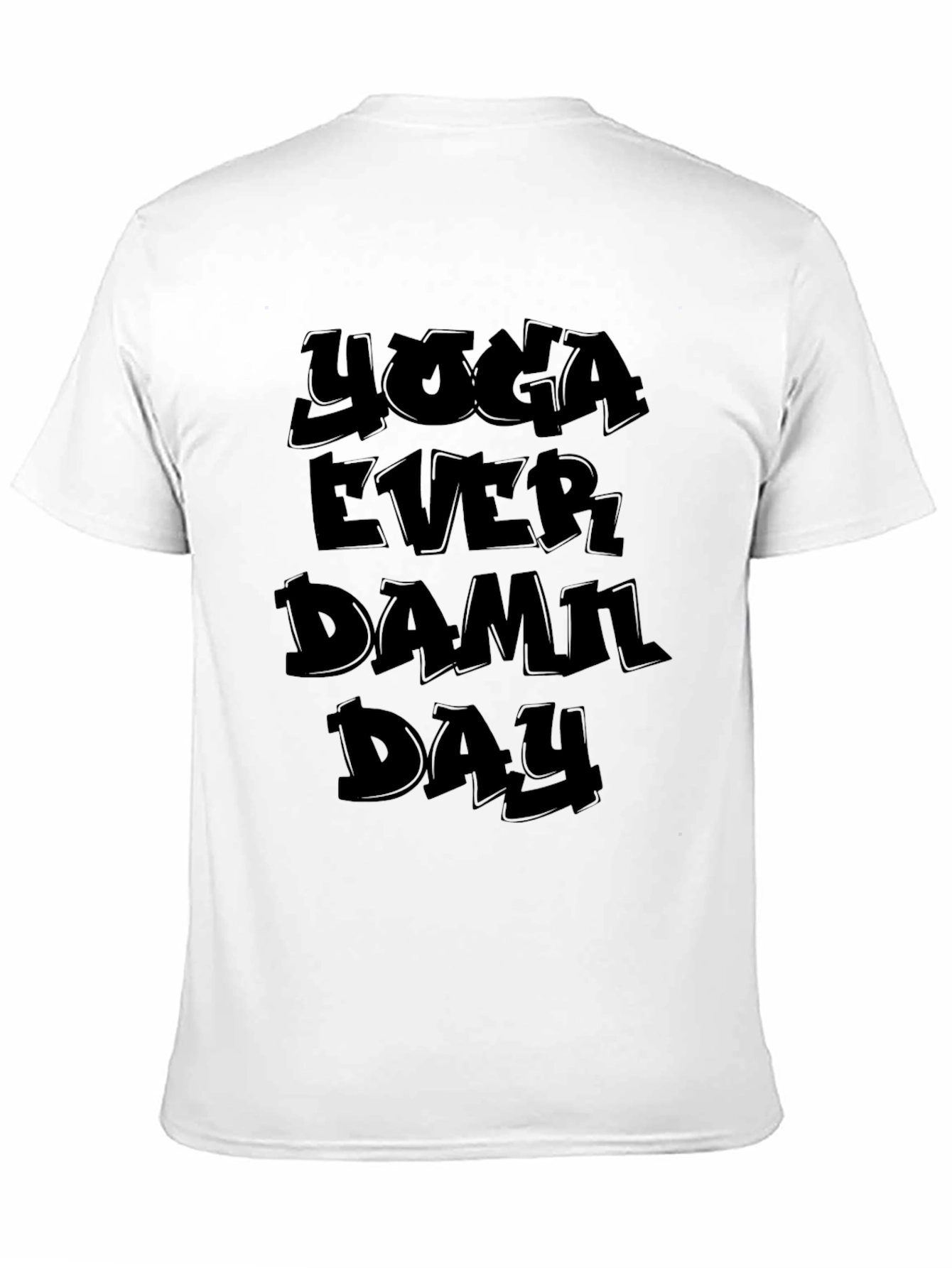 Black Yoga Every Damn Day - Black Graphic Tee view 11